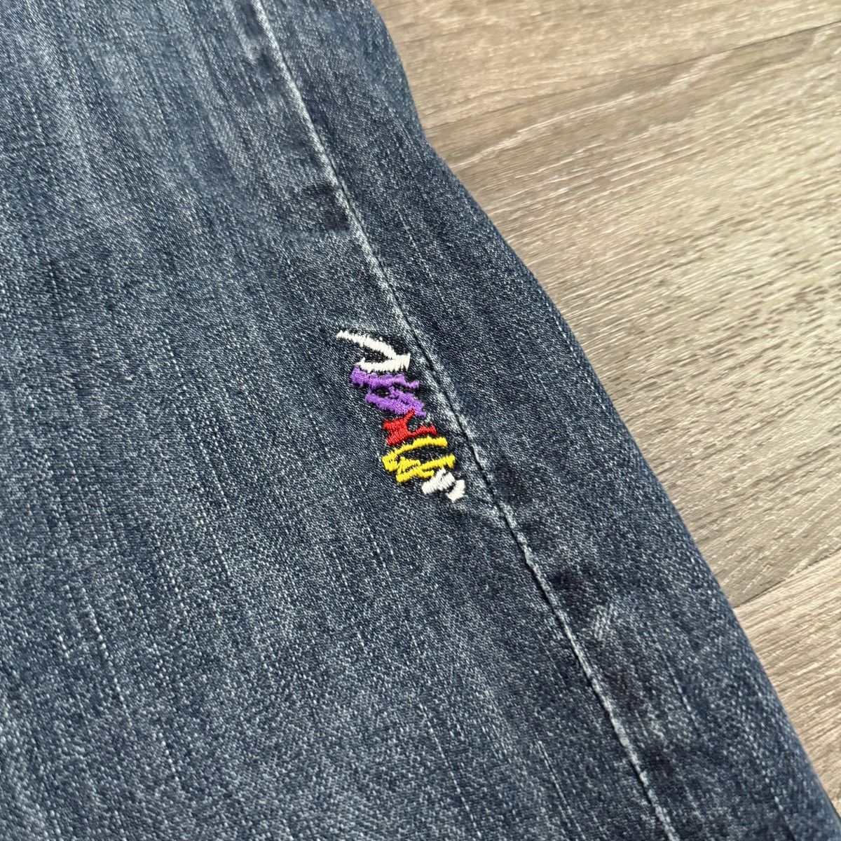 Coogi × JNCO × Vintage Crazy vintage Y2K Coogi baggy wide leg embroidered jeans rar Size US 42 / EU 58 - 5 Thumbnail