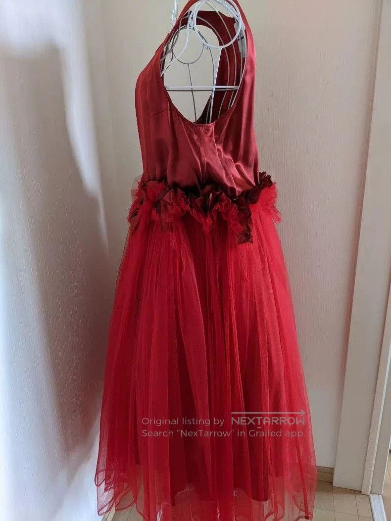 Comme des Garcons COMME des GARCONS Red Vintage Lace Dress. Size US S / EU 44-46 / 1 - 2 Thumbnail