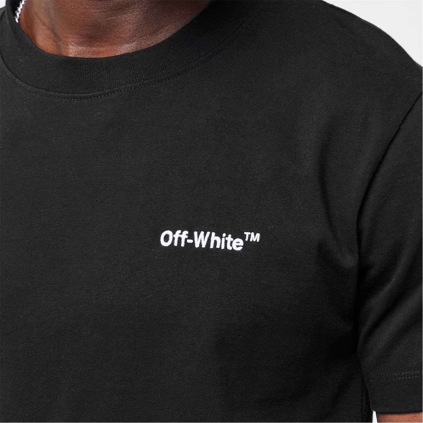 Off-White o1g2r1mq0226 Helvetica Logo Short Sleeve Typography T-Shirt Size US XS / EU 42 / 0 - 5 Thumbnail