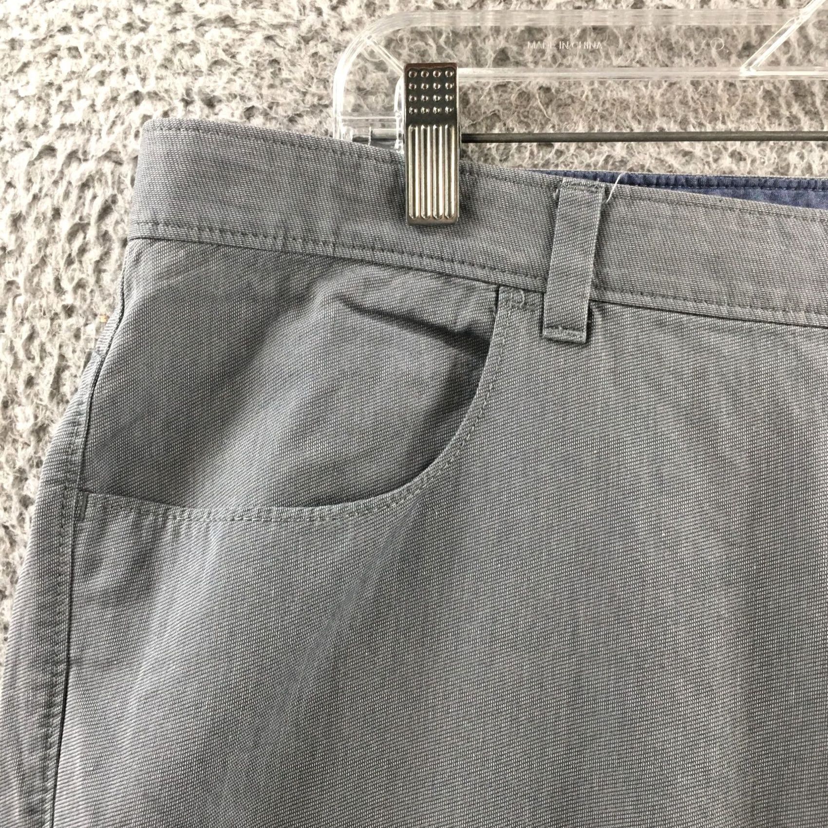Calvin Klein Calvin Klein Chino Pants Mens 40x32 Gray Mid Rise Flat Front Size US 40 / EU 56 - 3 Thumbnail