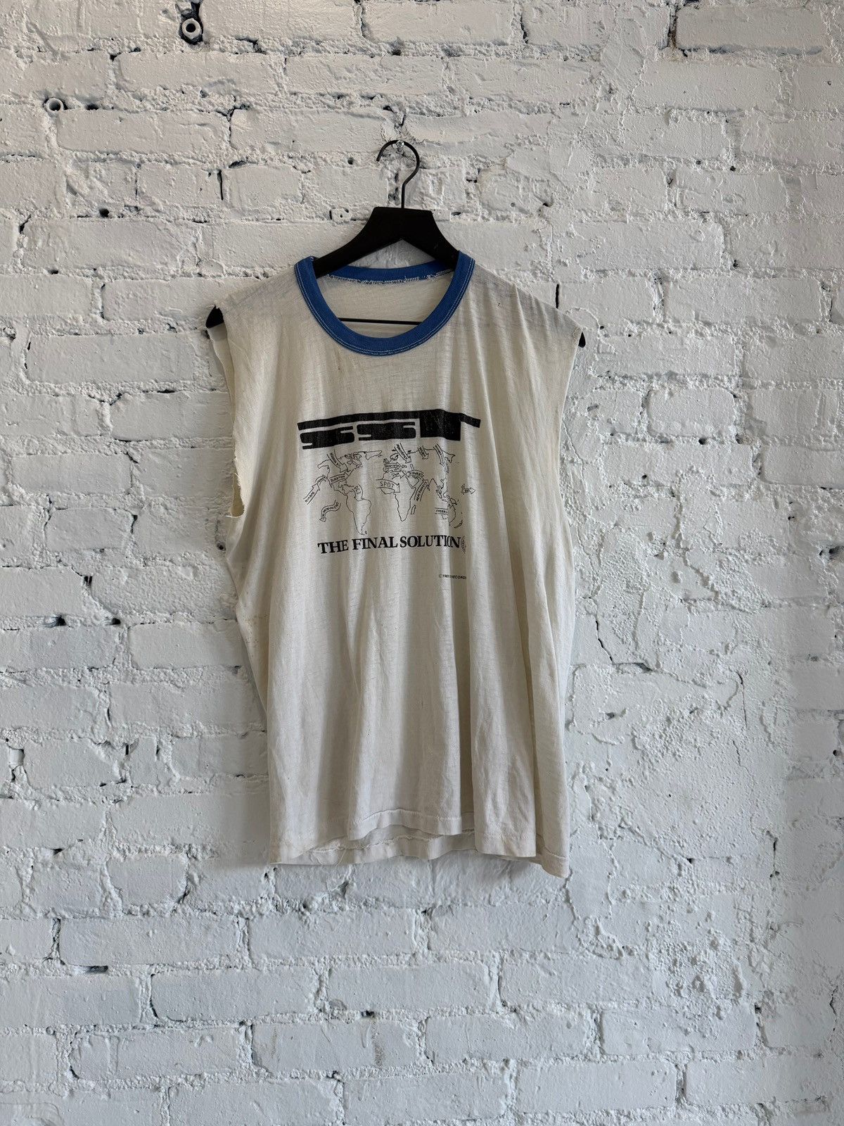 Vintage 1985 SST RECORDS ‘THE FINAL SOLUTION’ CUTOFF Size US L / EU 52-54 / 3 - 1 Thumbnail