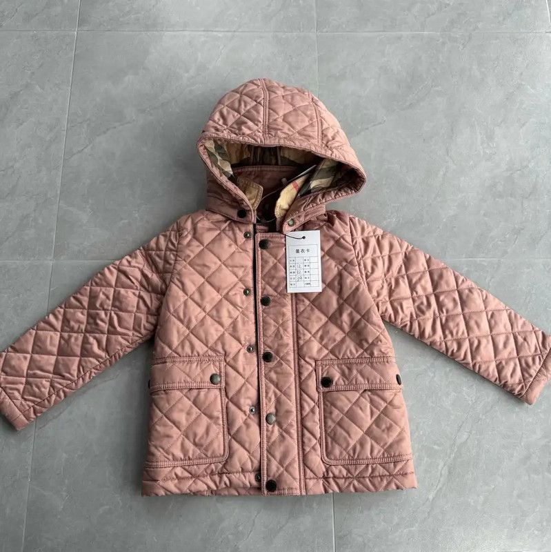 Burberry Women's Pink Quilted Cotton Jacket