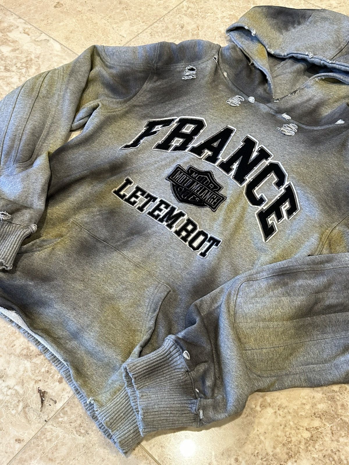 Other Misere Modern/ Modern Misery Distress Motto Hoodie Bloody O Size US M / EU 48-50 / 2 - 4 Thumbnail