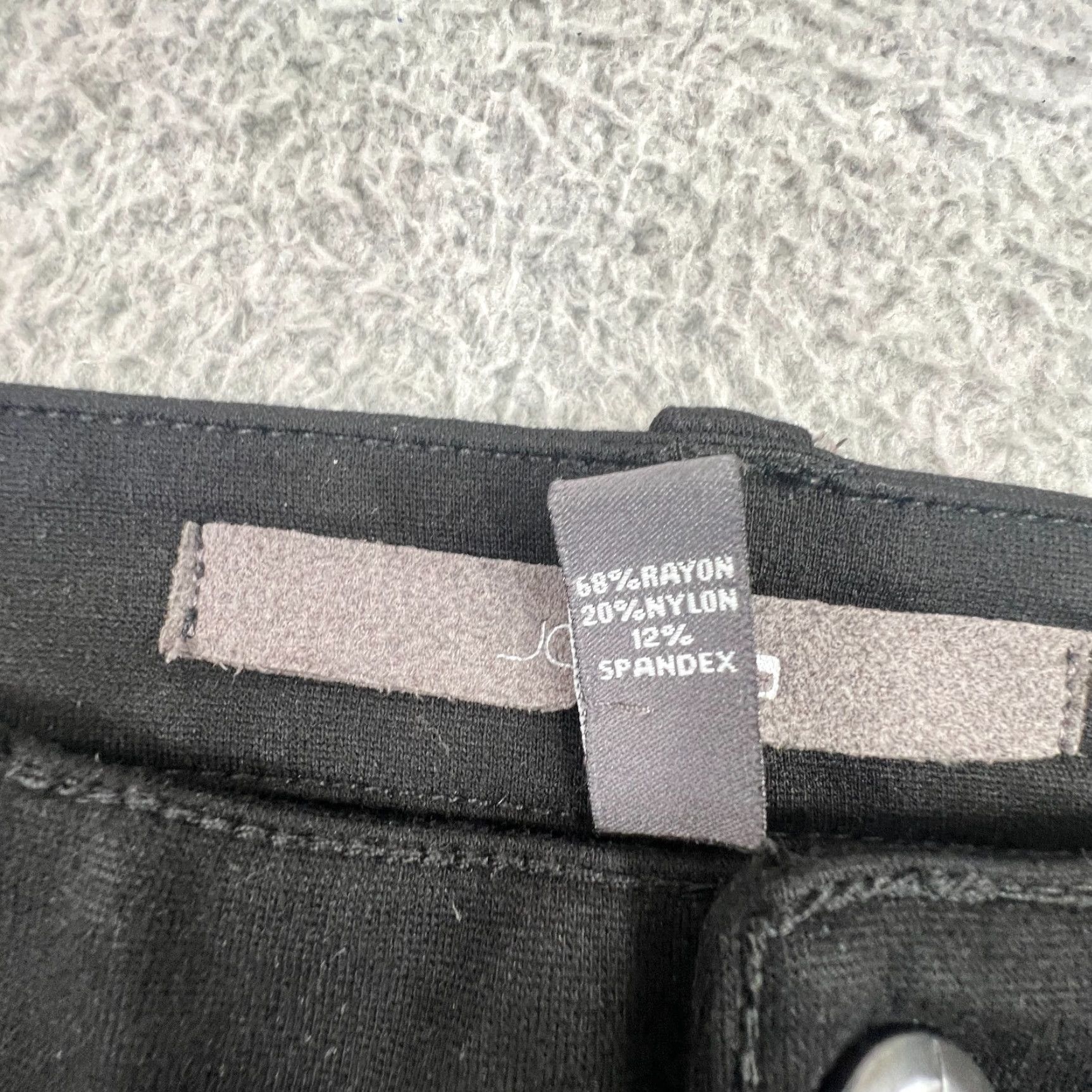 Vintage JOE'S JEANS Women's 28 Skinny Jeans Pants Stretch Black Rayon Ankle Size 32" / US 10 / IT 46 - 5 Thumbnail