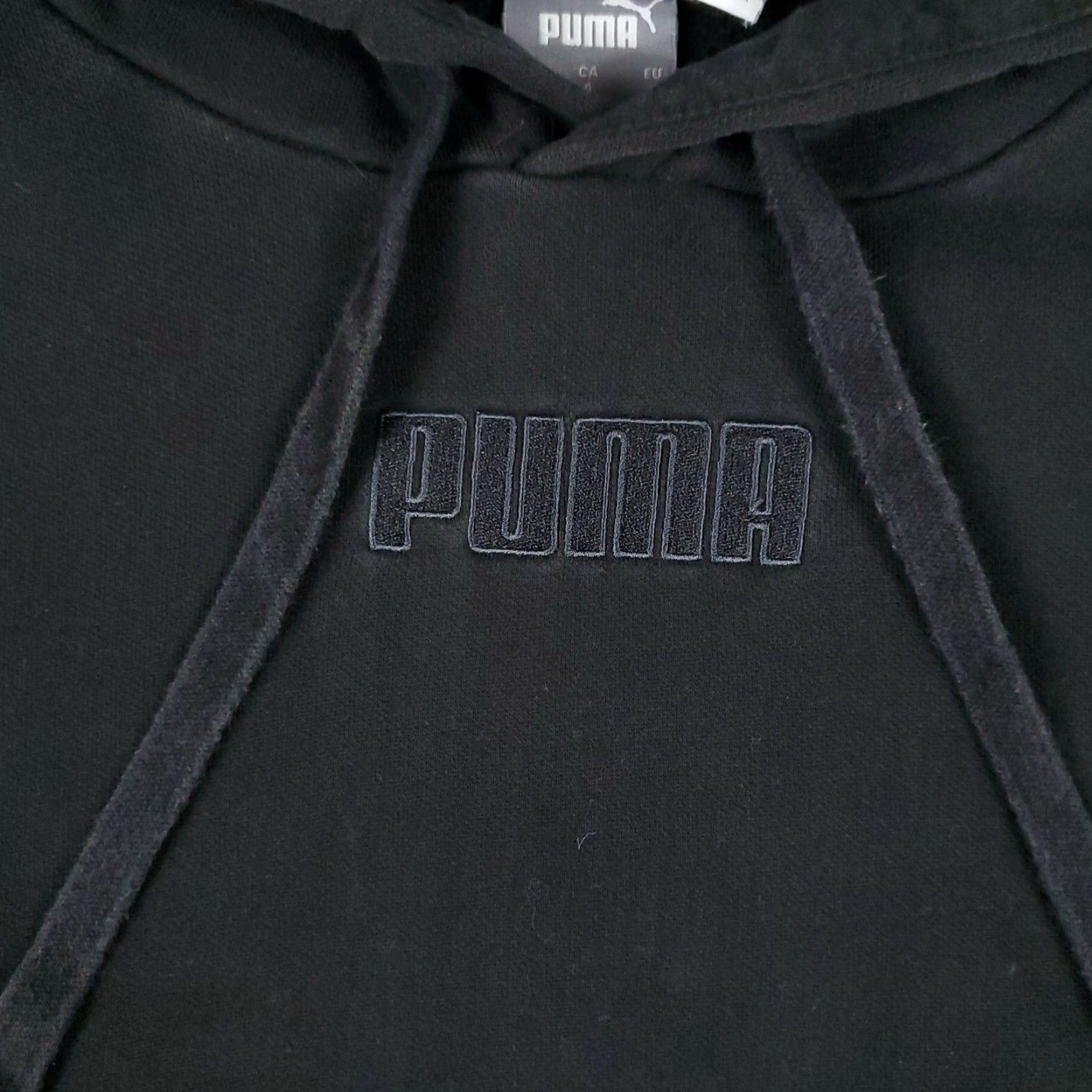 Puma PUMA Hoodie Mens Large Black Casual Pullover Fleece Sweatshirt Size US L / EU 52-54 / 3 - 2 Thumbnail