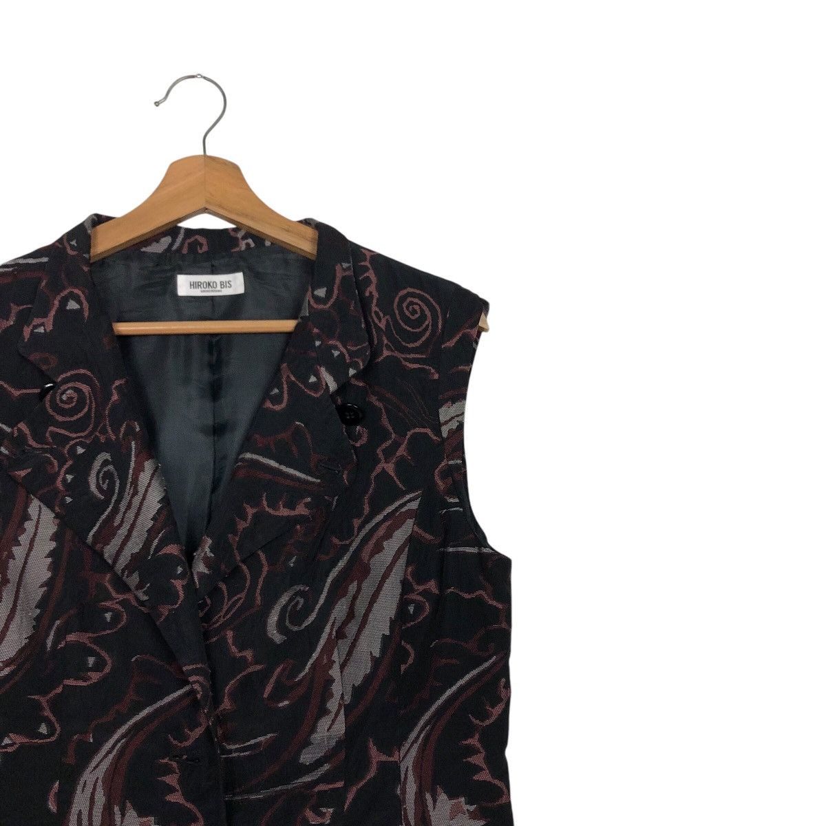 Hiroko Koshino Homme 📌Vintage Vest Jacket Batik Design Hiroko Bis Issey Miyake Size US M / EU 48-50 / 2 - 7 Thumbnail