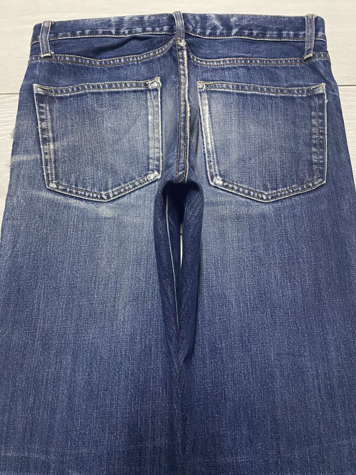 Uniqlo Vintage Japanese Uniqlo Faded Wash Destroy Slim Jeans Size US 30 / EU 46 - 4 Thumbnail