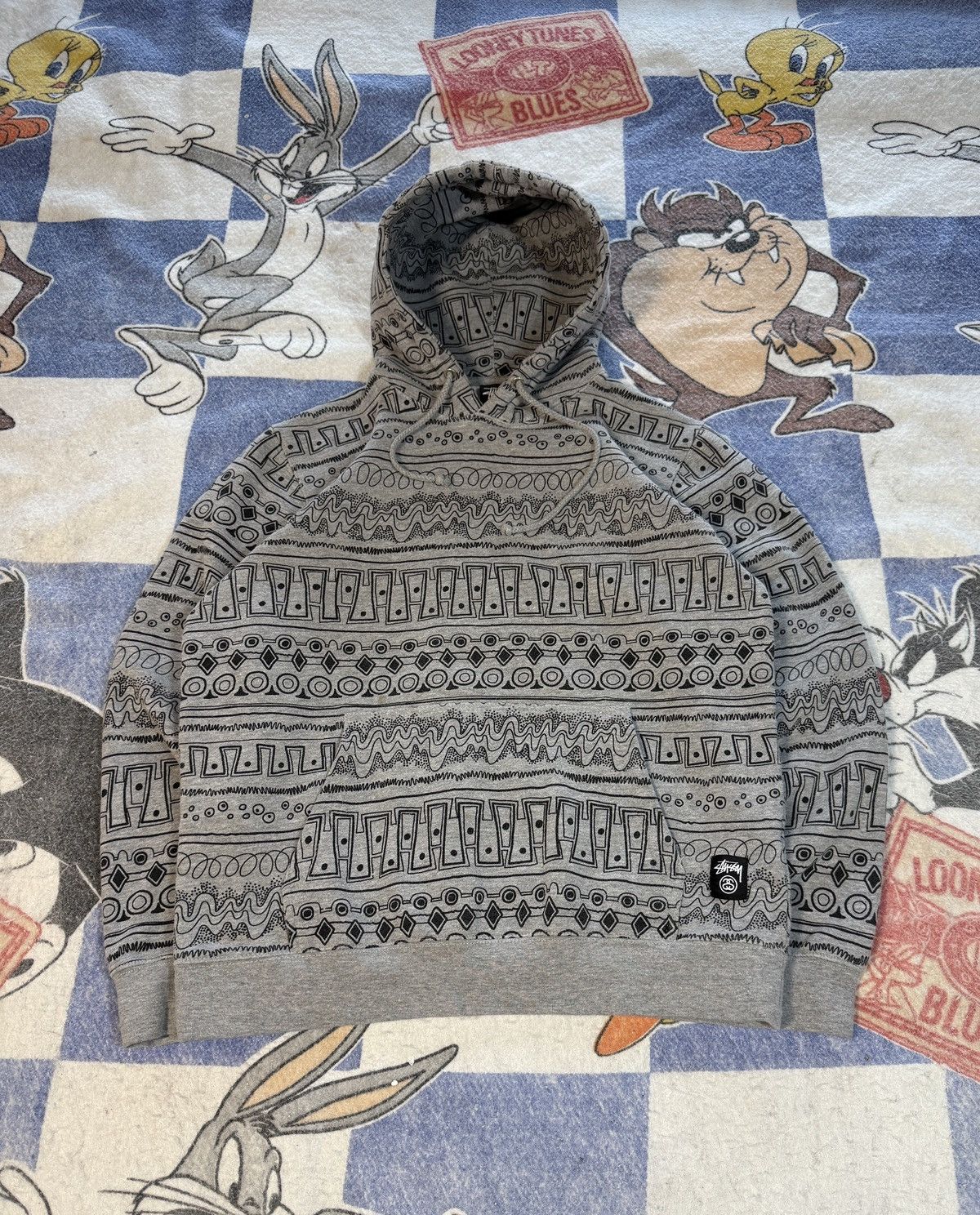 Stussy Stussy all over print sweatshirt Size US M / EU 48-50 / 2 - 1 Thumbnail