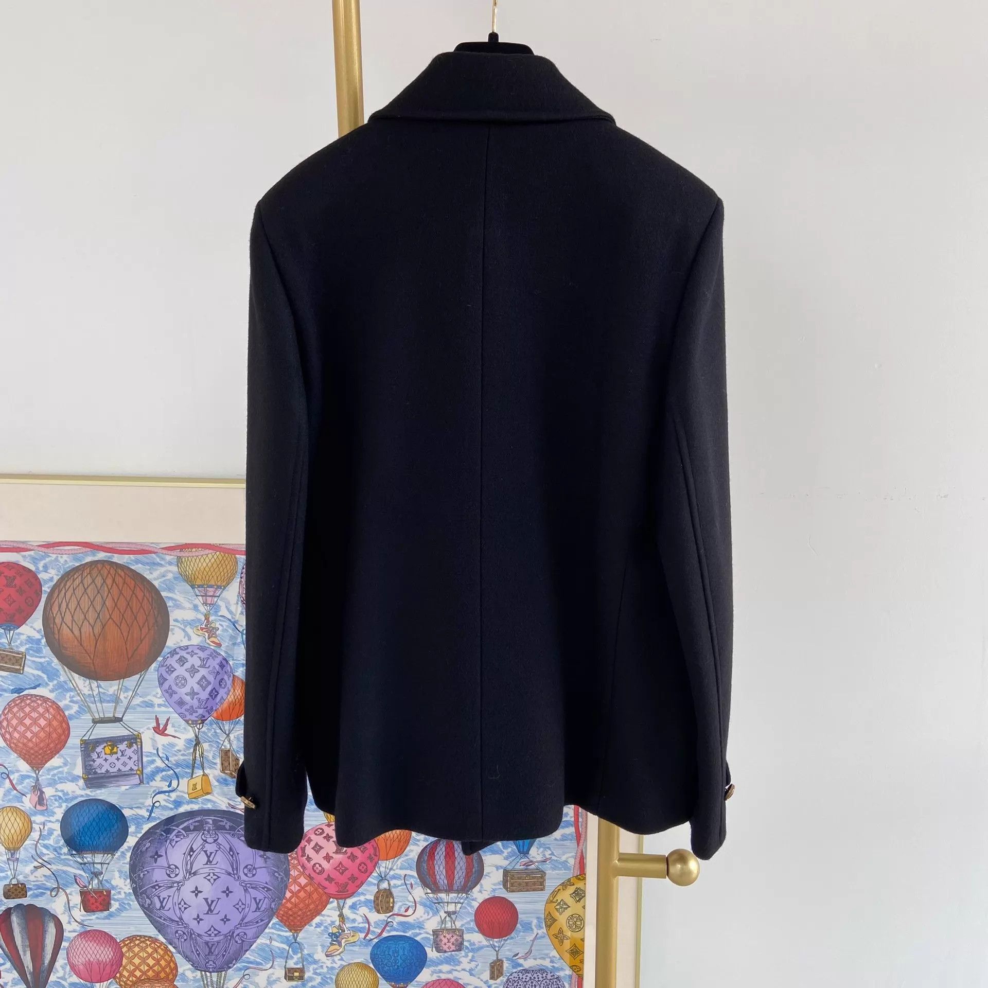 Saint Laurent Paris Saint Laurent Black Wool Jacket 50 Size US M / EU 48-50 / 2 - 2 Thumbnail