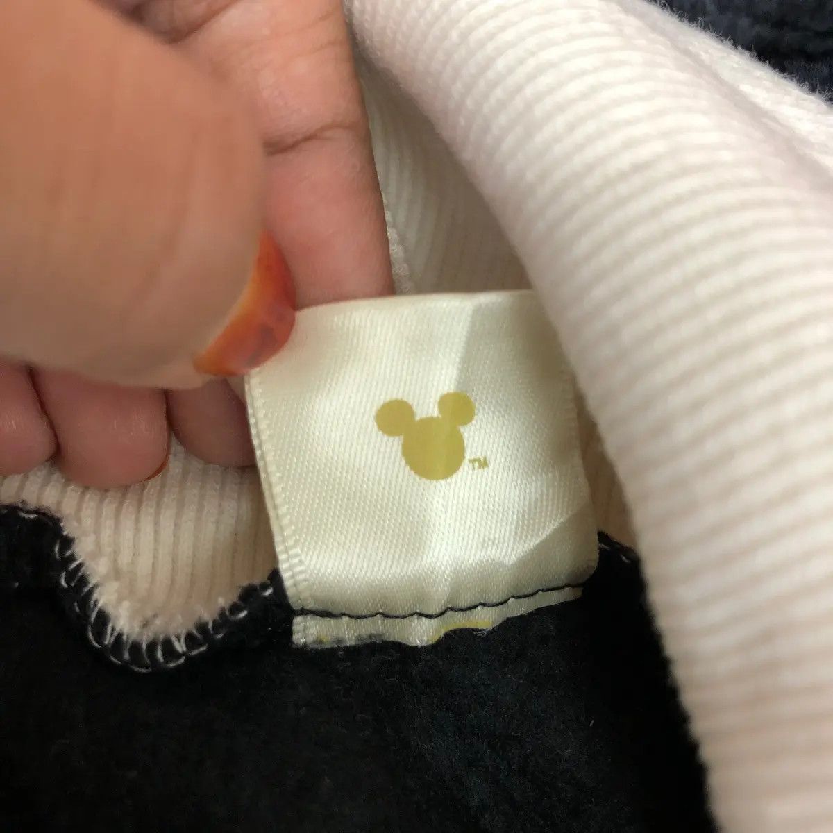 Disney Vtg DISNEY MICKEY MOUSE Smiley Face Fleece Jacket Sweater Size XL / US 12-14 / IT 48-50 - 6 Thumbnail