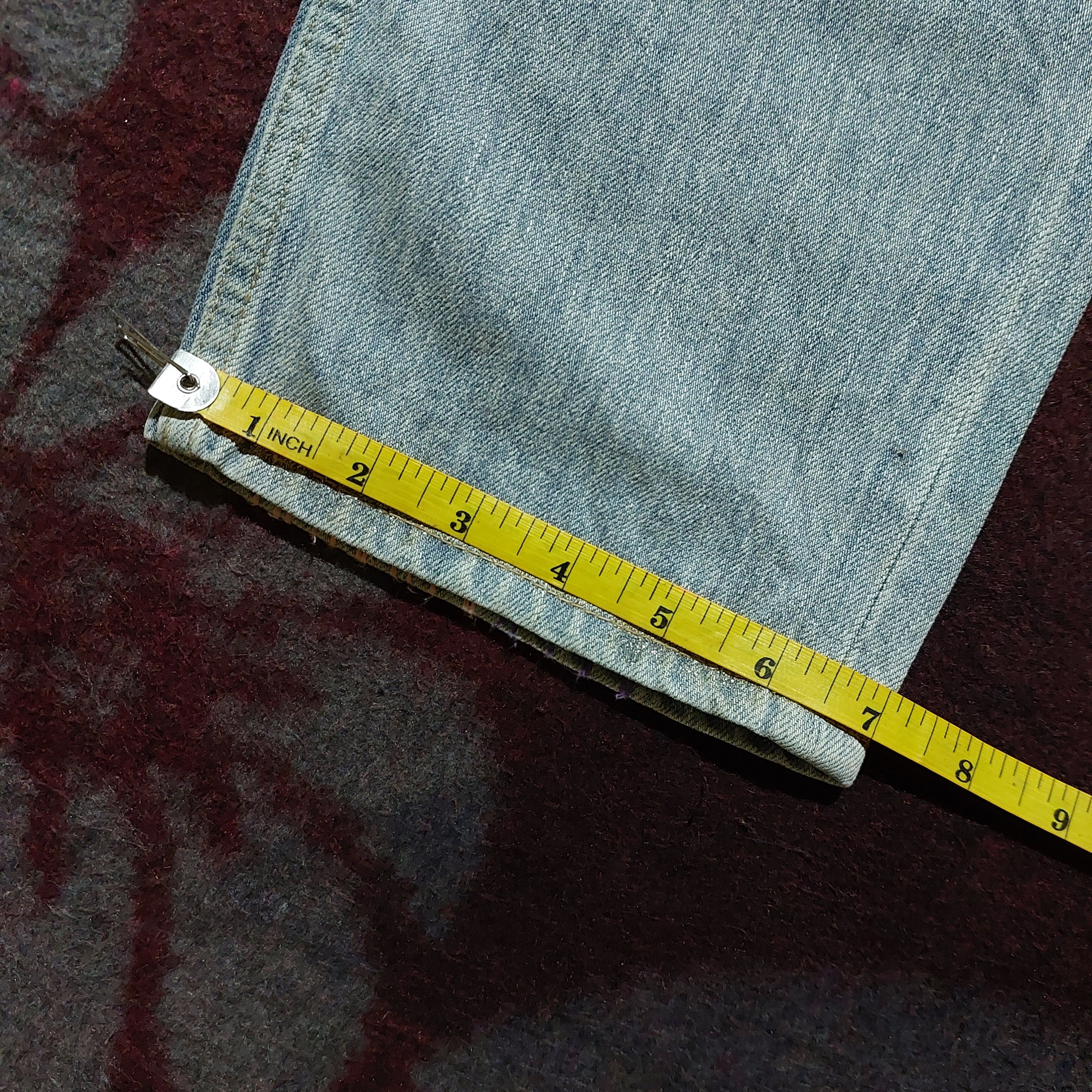 Issey Miyake vintage Tsumori Chisato heart patch blue jeans Size 30" / US 8 / IT 44 - 17 Thumbnail