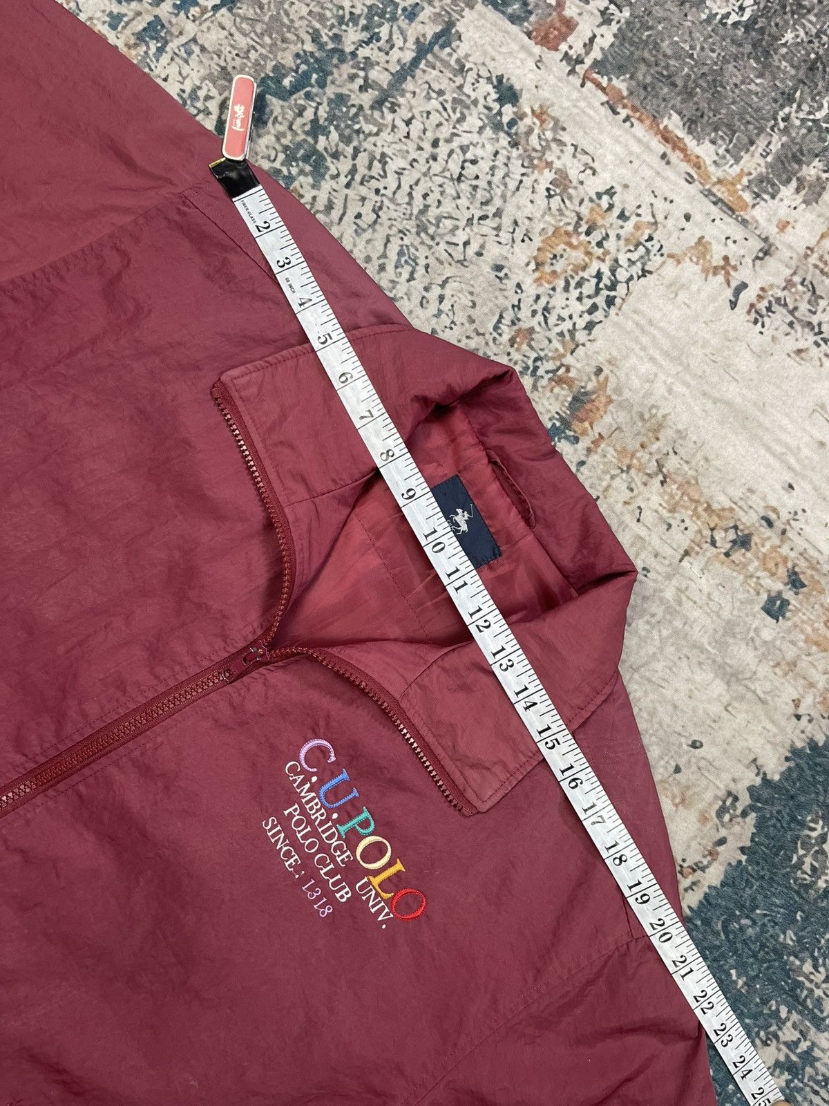 Polo Ralph Lauren Vtg Cambridge Univ. Polo Club Nylon Zipper Jacket Size US M / EU 48-50 / 2 - 13 Thumbnail