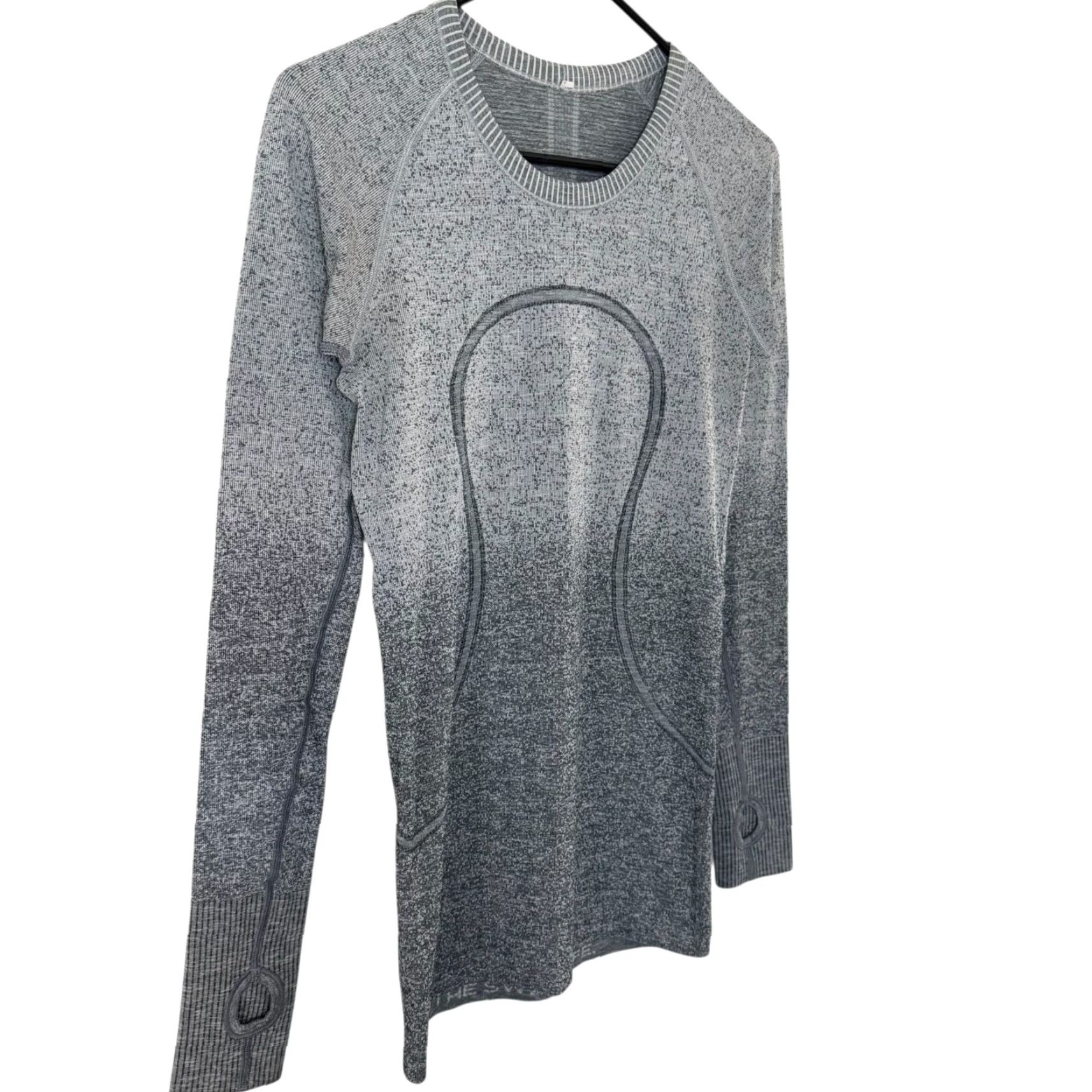 Lululemon Lululemon Swiftly Tech Shirt Women's 6 Gray Long-Sleeve Crew Fitted Athletic Top Size M / US 6-8 / IT 42-44 - 3 Thumbnail