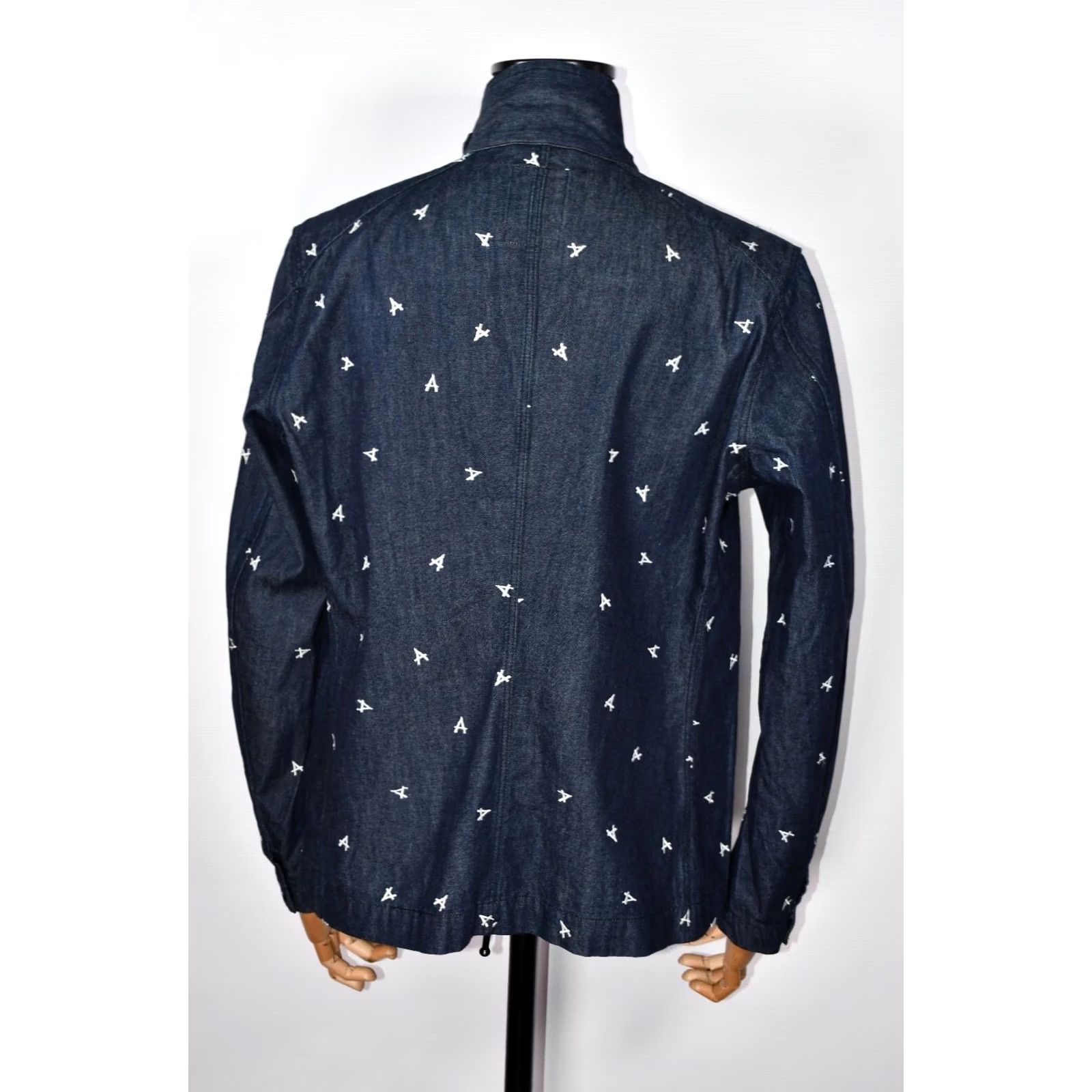 G-Star G-Star Raw Jacket Blazer Denim Embroidered 2XL Mens Shirt Size 48R - 4 Thumbnail