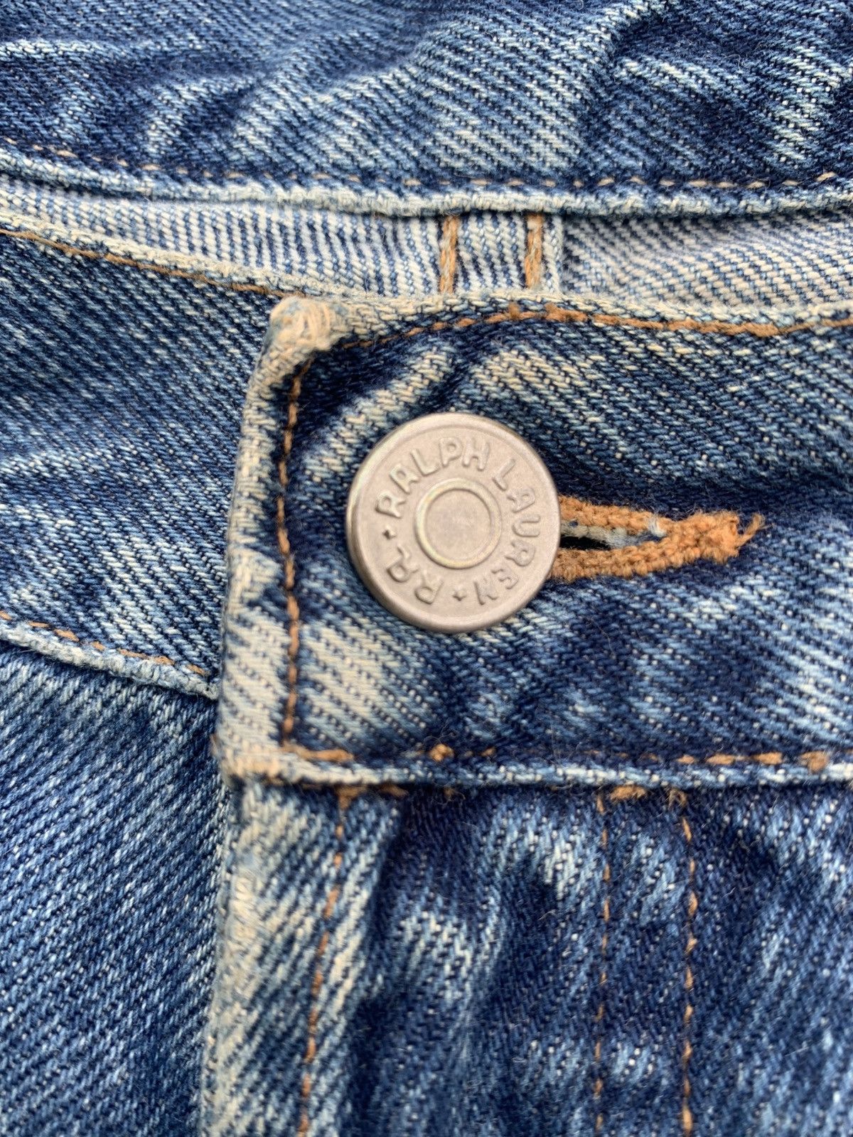 RRL Ralph Lauren VINTAGE RRL RALPH LAUREN MADE IN USA BUTTON FLY DENIM Size US 30 / EU 46 - 14 Thumbnail