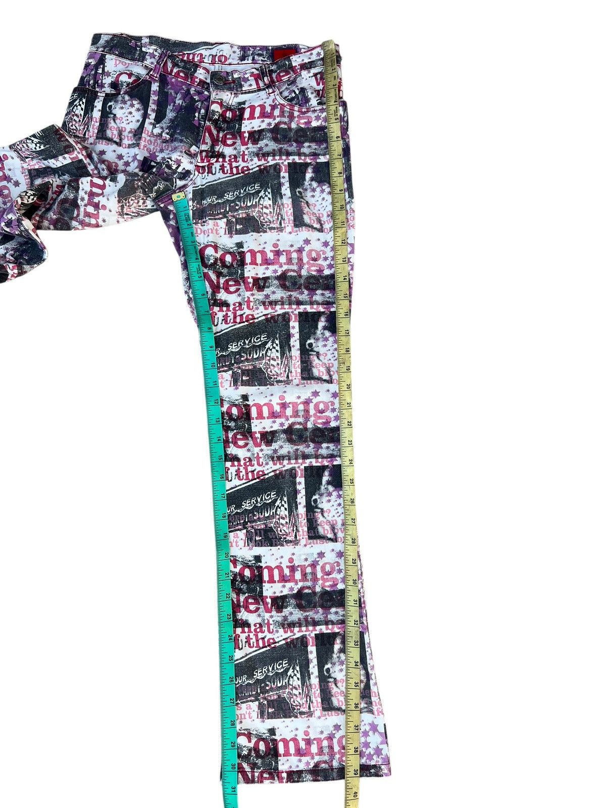 semanticdesign Vintage Algonquins Japan All Print Stretch Bootcut Pant Size US 29 - 4 Thumbnail