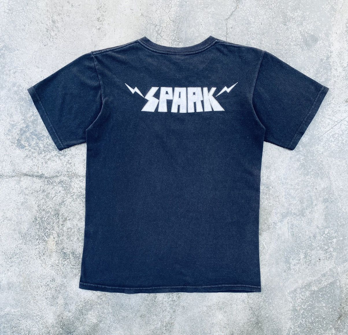Vintage Vintage Spark Usa Skull Distressed Tees Size US S / EU 44-46 / 1 - 2 Thumbnail