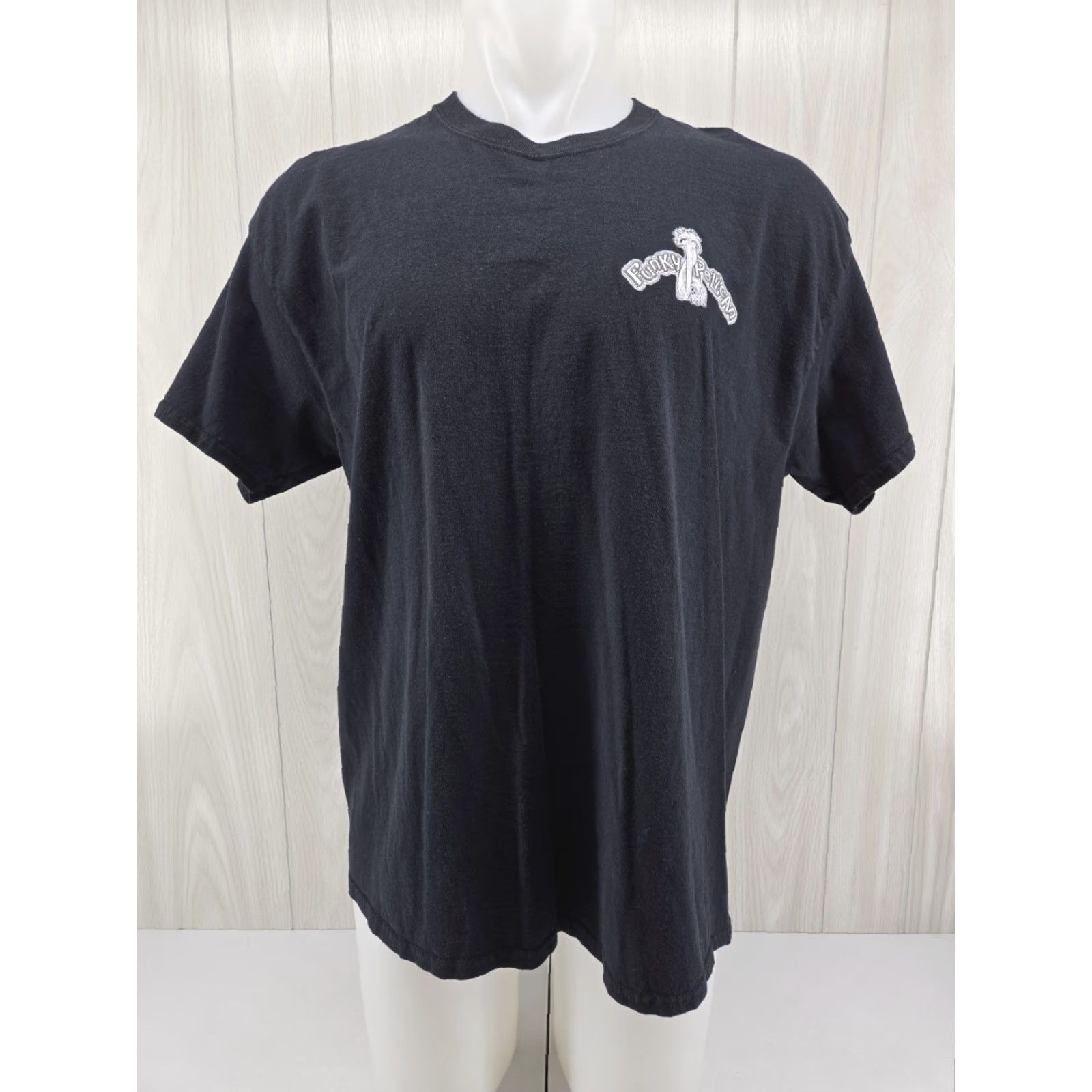 Vintage Funky Pelican T-Shirt Mens 2XL Florida Flagler Beach Casual Tee Black Size US XXL / EU 58 / 5 - 3 Thumbnail