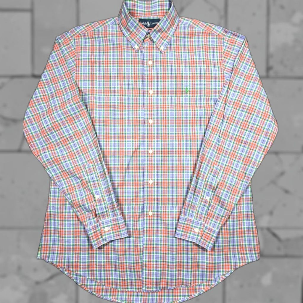 Polo Ralph Lauren Ralph Lauren Polo Button-Up Multicolor Plaid Long Sleeve L Shirt Button-Up Polo Ralph Lauren Blaire Shirt Mens Size US L / EU 52-54 / 3 - 1 Thumbnail