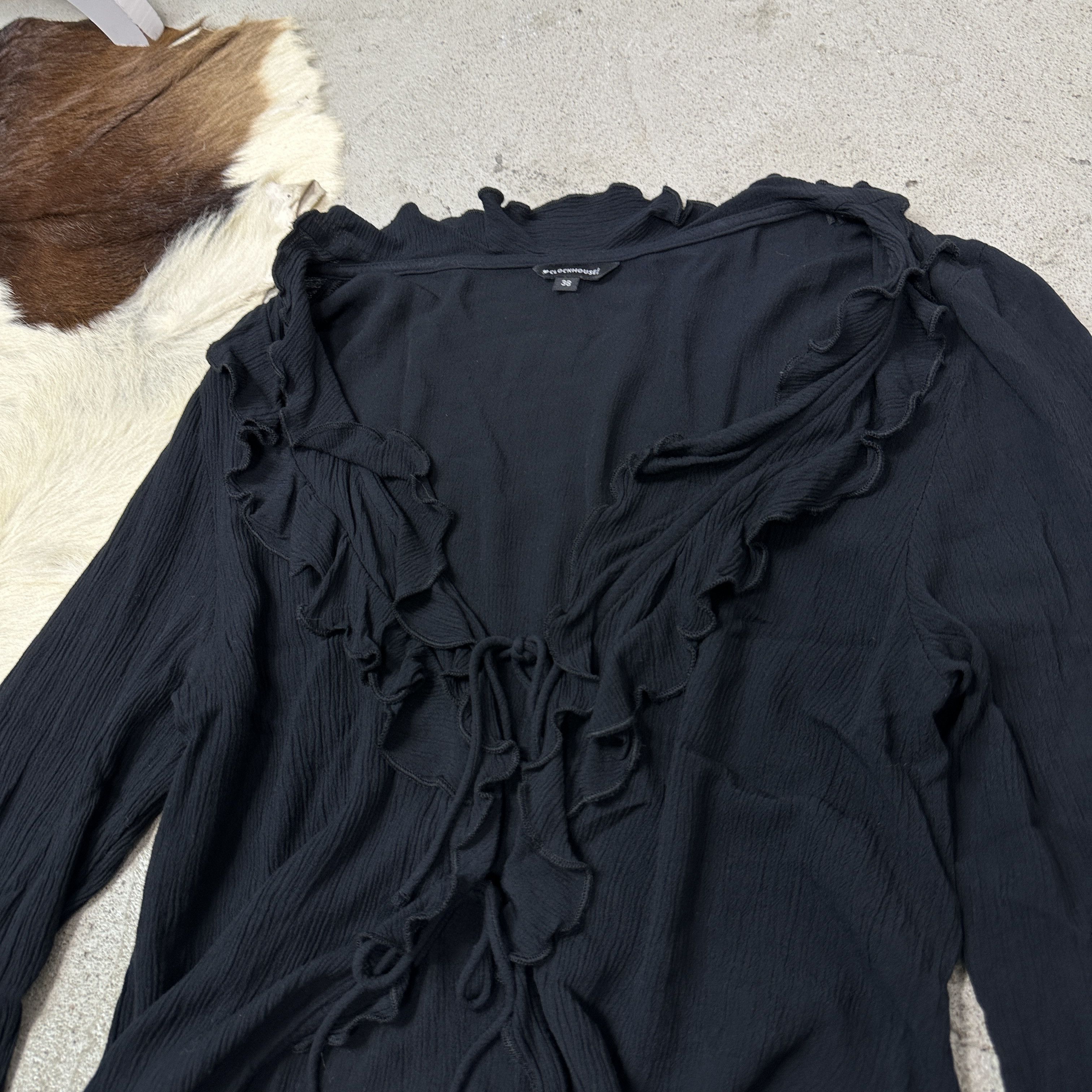 Vintage Vintage Pleated Flared Sleeves Gothic Romantic Shirt Size M / US 6-8 / IT 42-44 - 6 Thumbnail