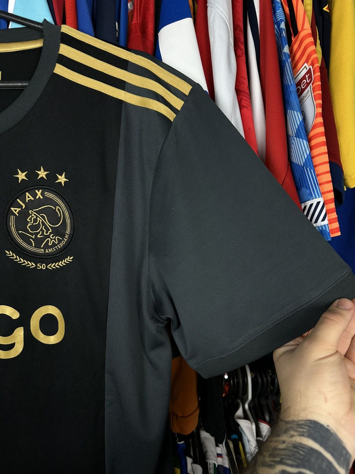 Adidas Adidas Ajax Amsterdam 2020/2021 jersey football shirt third Size US XL / EU 56 / 4 - 5 Thumbnail