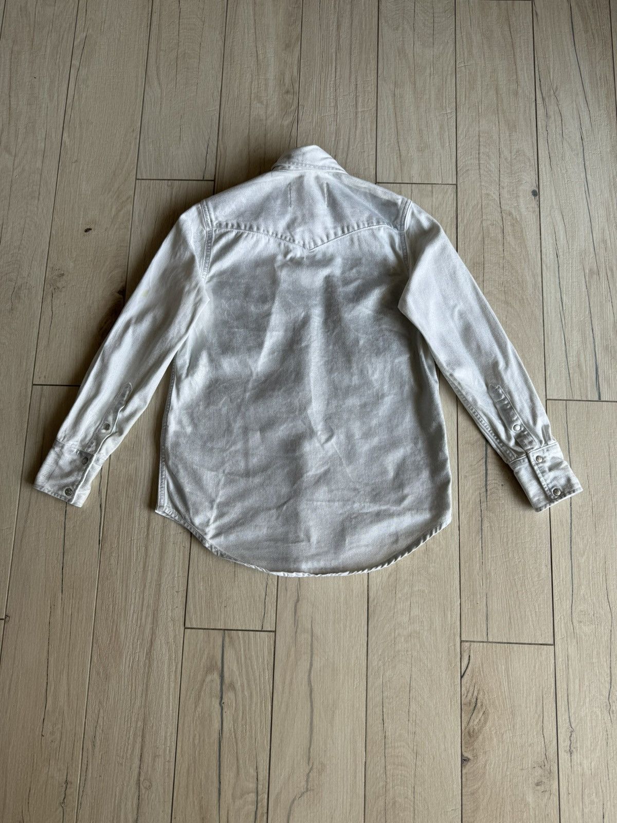 Calvin Klein 205W39NYC Calvin Klein X Andy Warhol Foundation Western Denim Shirt Size US XS / EU 42 / 0 - 4 Thumbnail