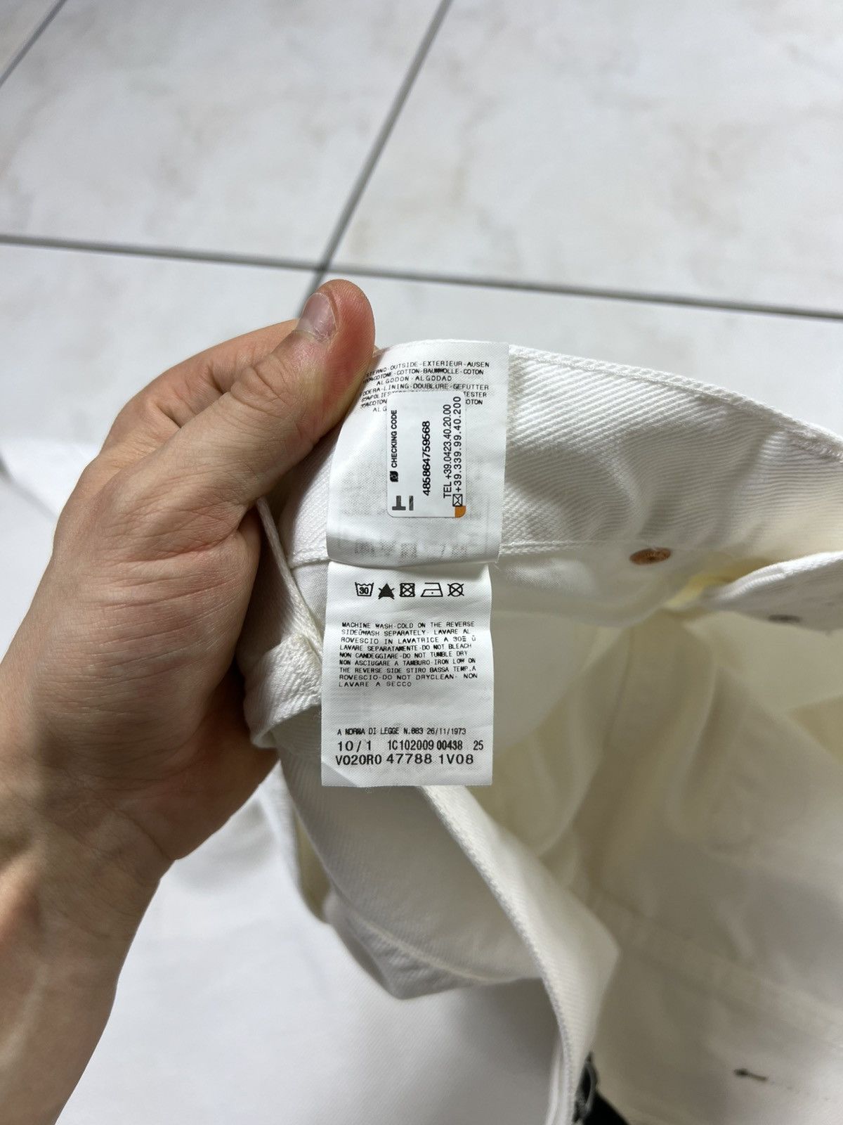Roberto Cavalli Vintage Just Roberto Cavalli archive white denim jeans pants Size US 32 / EU 48 - 24 Thumbnail