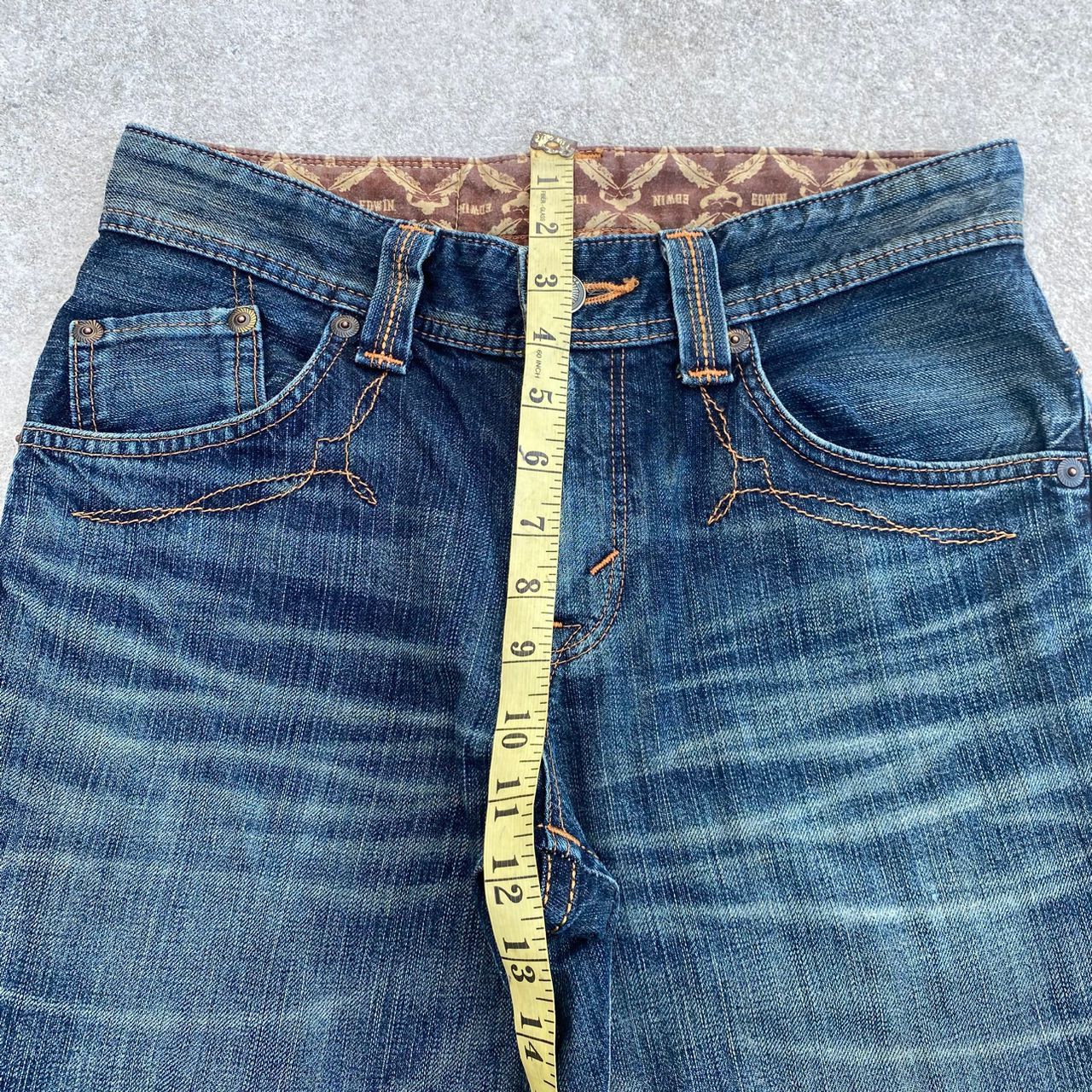 If Six Was Nine Flare Vintage Edwin Flared Distressed Denim Size US 30 / EU 46 - 4 Thumbnail