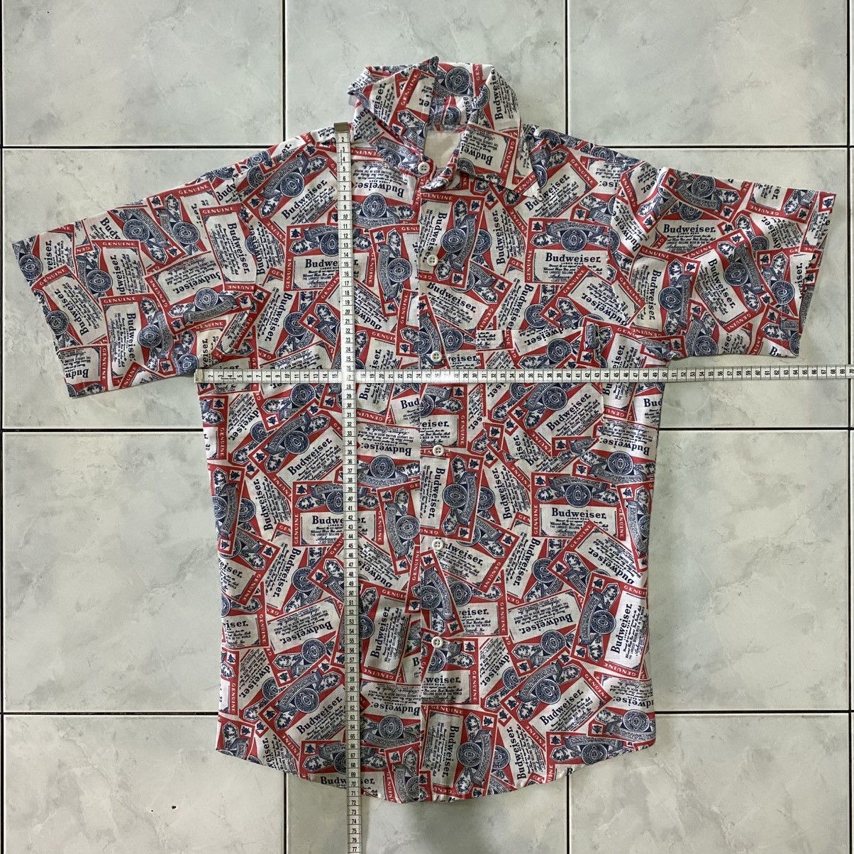 Budweiser Budweiser All Over Print AOP Vintage Short Sleeve Shirt Size US M / EU 48-50 / 2 - 16 Thumbnail