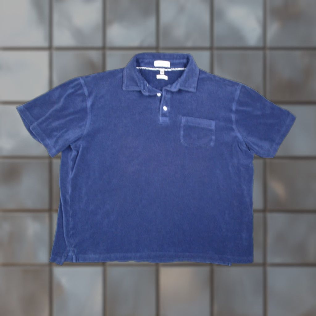 Peter Millar VINTAGE Peter Millar Polo Shirt Men's Large Blue Seaside Collection Short Sleeve Cotton Casual Size US L / EU 52-54 / 3 - 1 Thumbnail