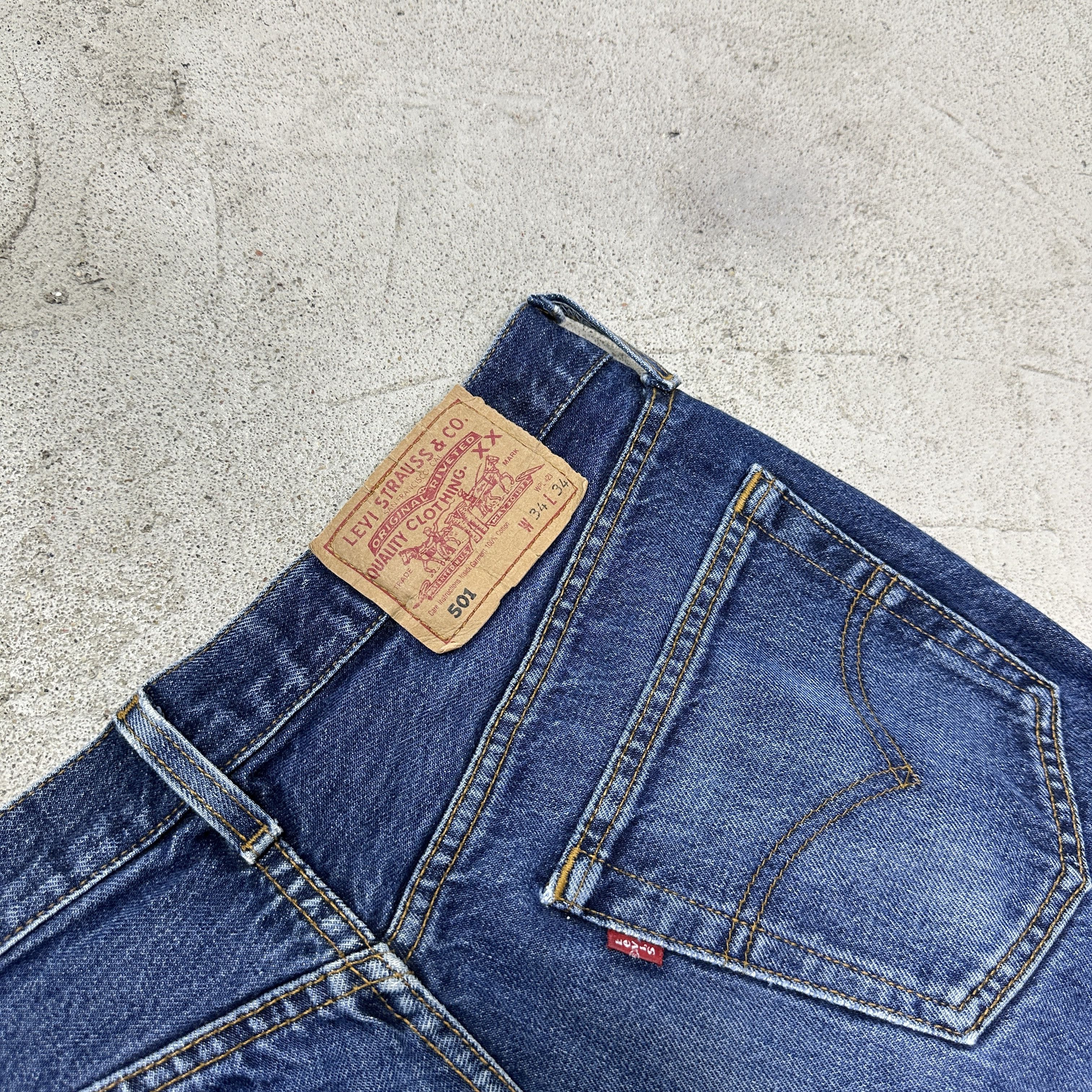 Levi's Vintage Denim Streetwear Preppy Levi's 501 Jeans 90s Size US 34 / EU 50 - 3 Thumbnail