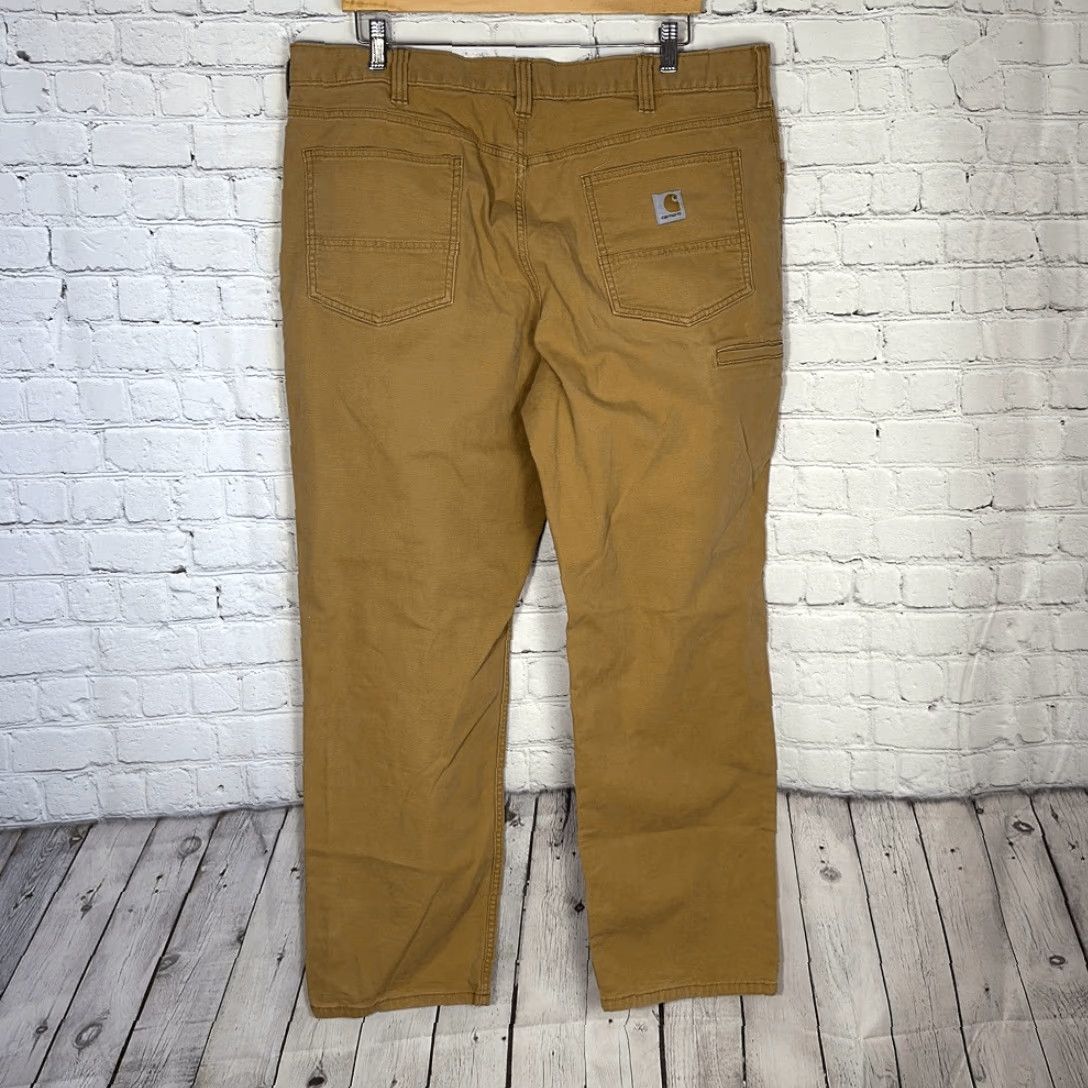 Carhartt VINTAGE Carhartt Mens Relaxed Fit Rugged Flex Work Pants BN2517-M size 40x32 Tan Carpente­r? Size US 40 / EU 56 - 5 Thumbnail