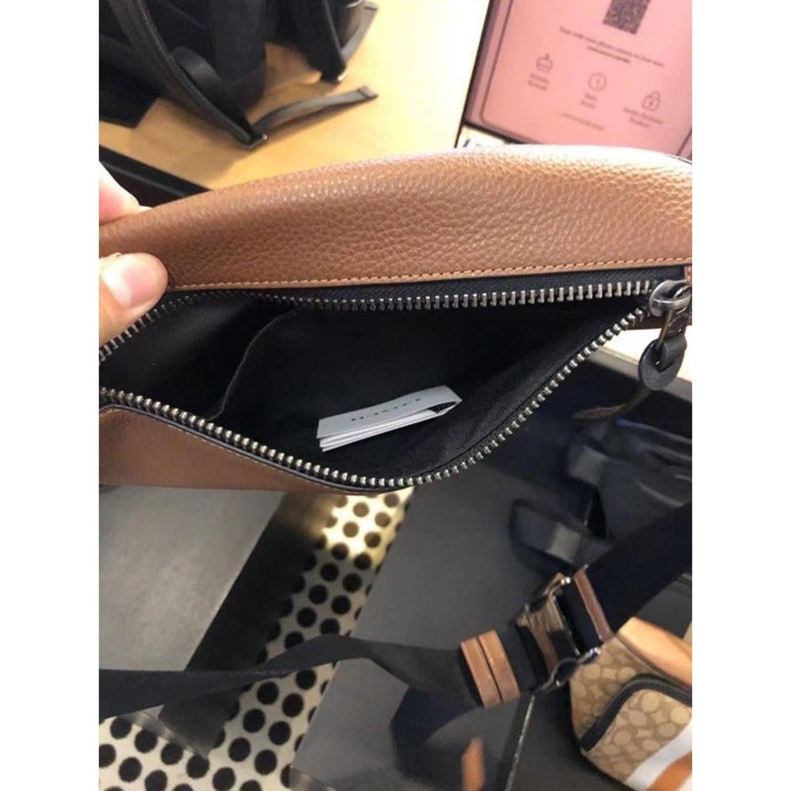 Coach Coach C5386 Waist belt pocket Signature Khaki Butterscotch Size ONE SIZE - 9 Thumbnail