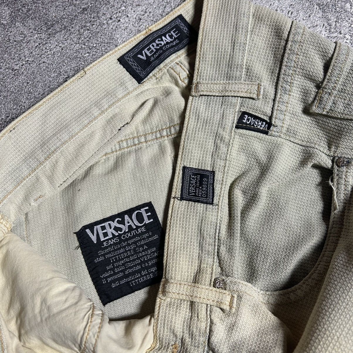 Versace Jeans Couture Vintage 90s Versace Jeans Couture Size US 33 - 11 Thumbnail