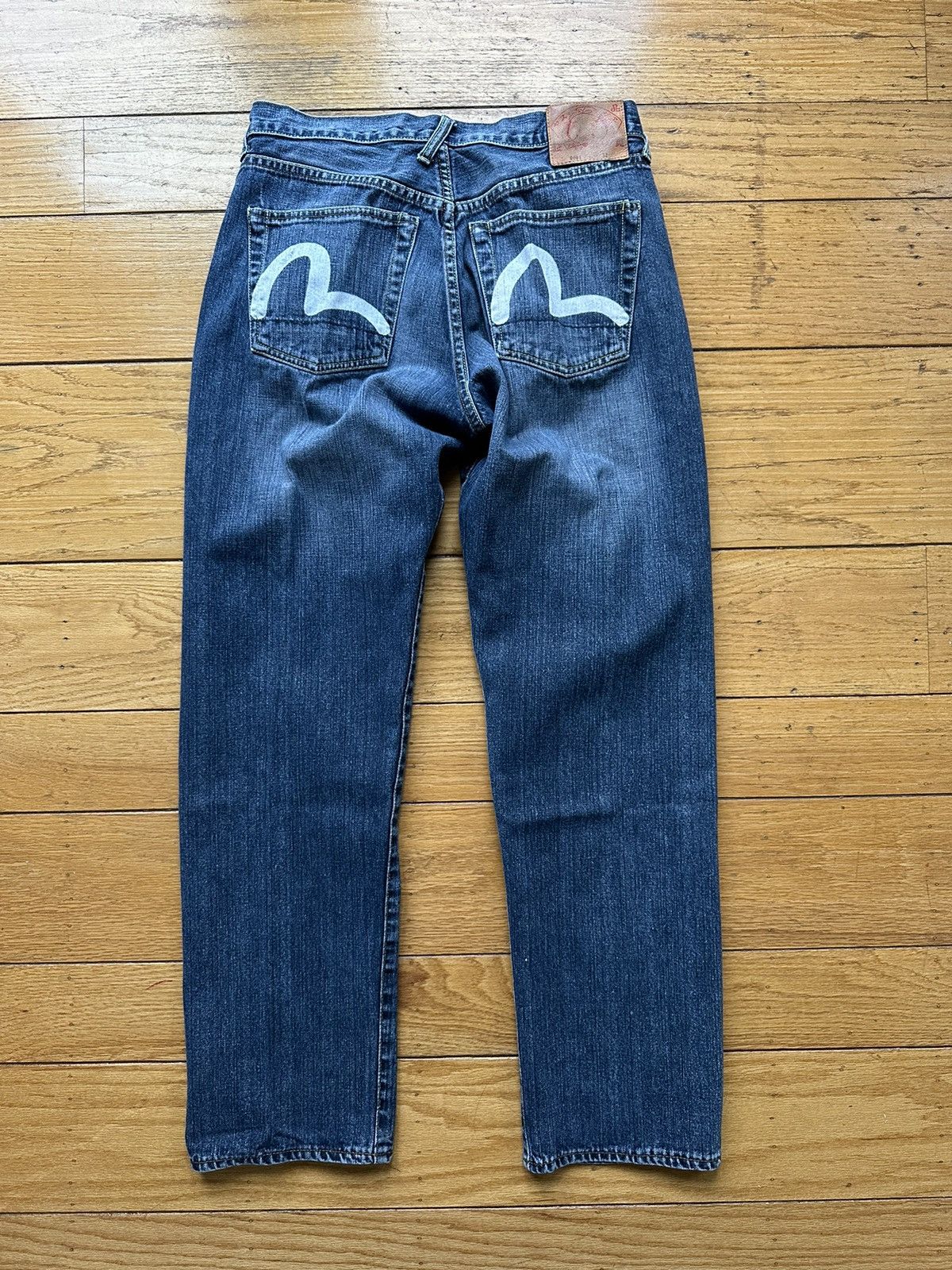 Image of Vintage Evisu Jeans 31X32 Lot 0001 in Blue, Men's