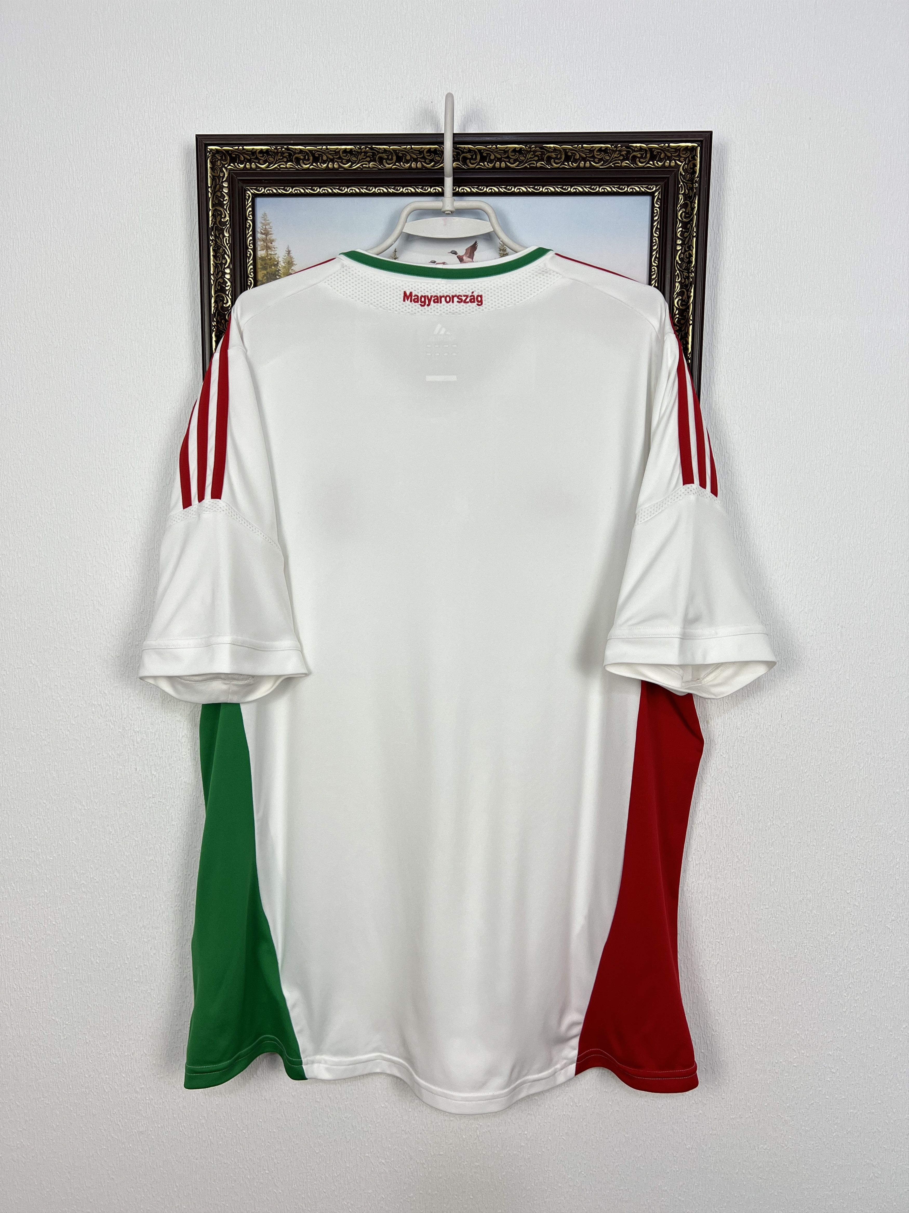 Adidas Hungary Away football shirt 2012 Soccer Adidas Jersey Size US XXL / EU 58 / 5 - 13 Thumbnail