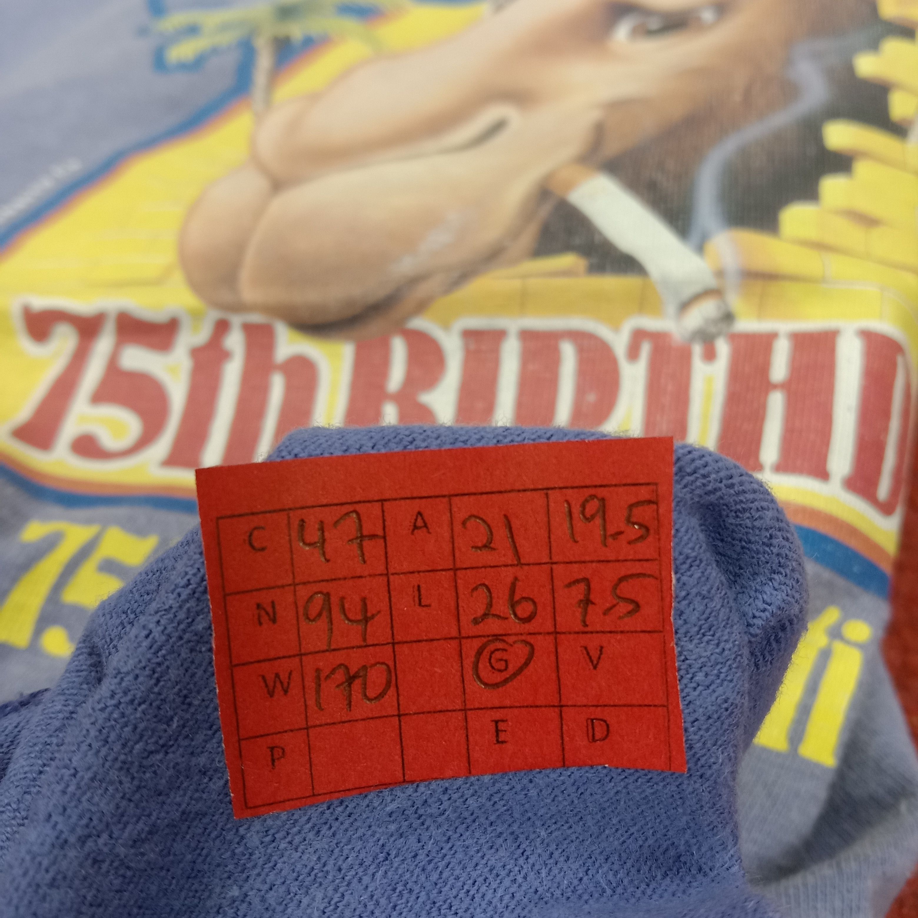 Camel × Vintage Camel Backprint Design Streetwear Pocket Tshirt Faded Size US L / EU 52-54 / 3 - 15 Thumbnail