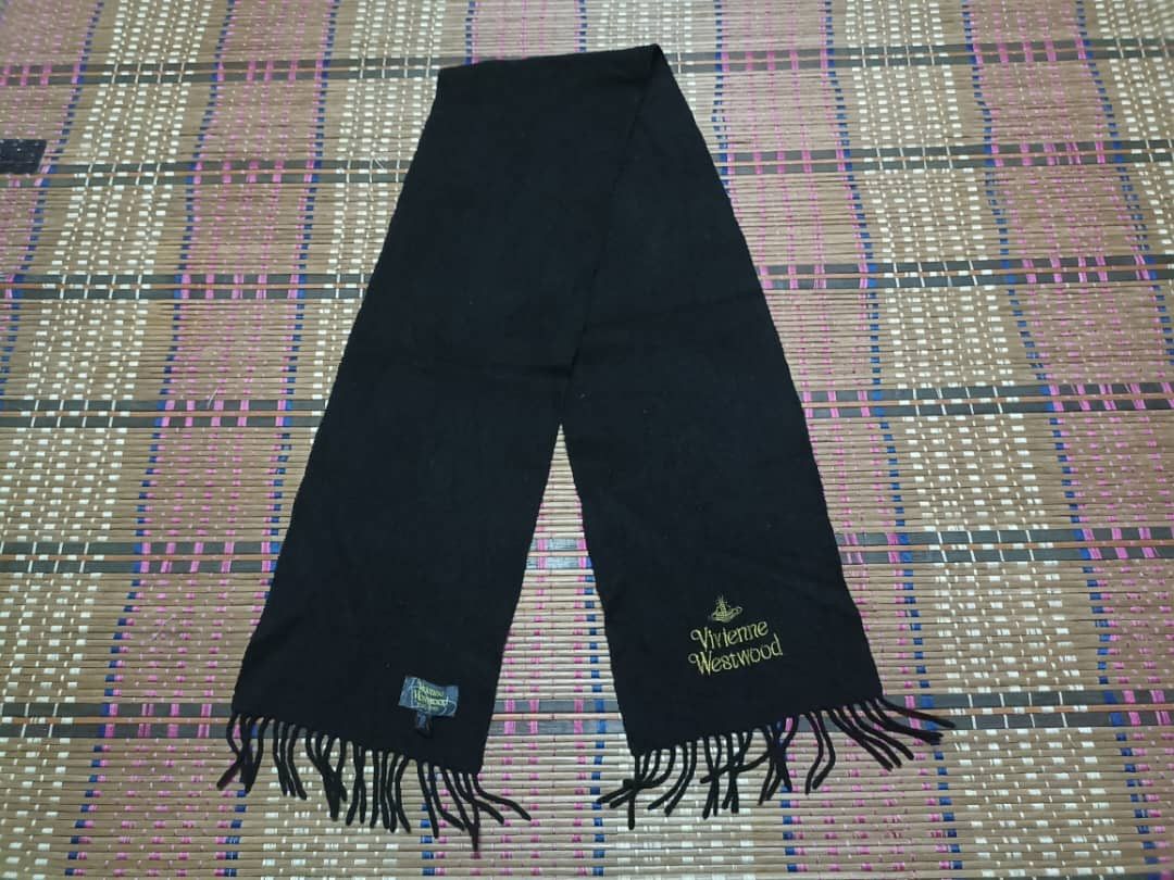 Vivienne Westwood 🔥 BINDING🔥Vivienne Westwood wool Scarf/Muffler/neckwear Size ONE SIZE - 2 Thumbnail