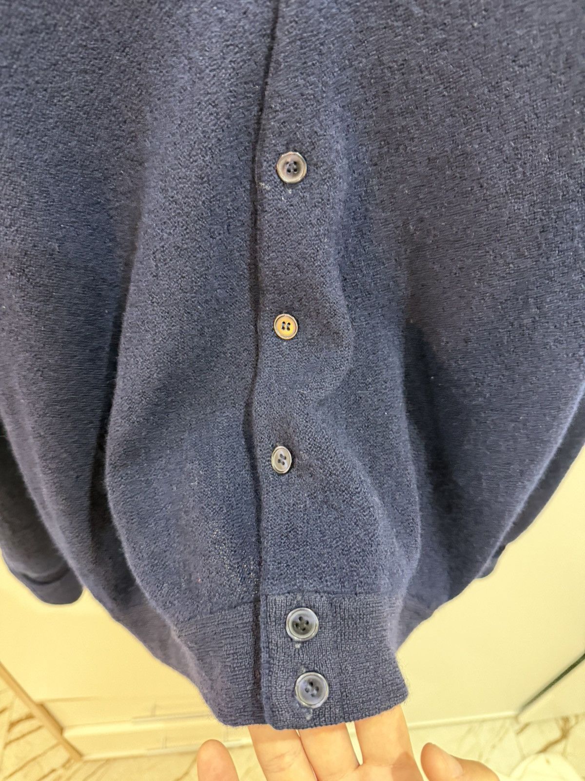 Lacoste Vintage Chemise Lacoste Wool Cardigan Navy Size US M / EU 48-50 / 2 - 7 Thumbnail