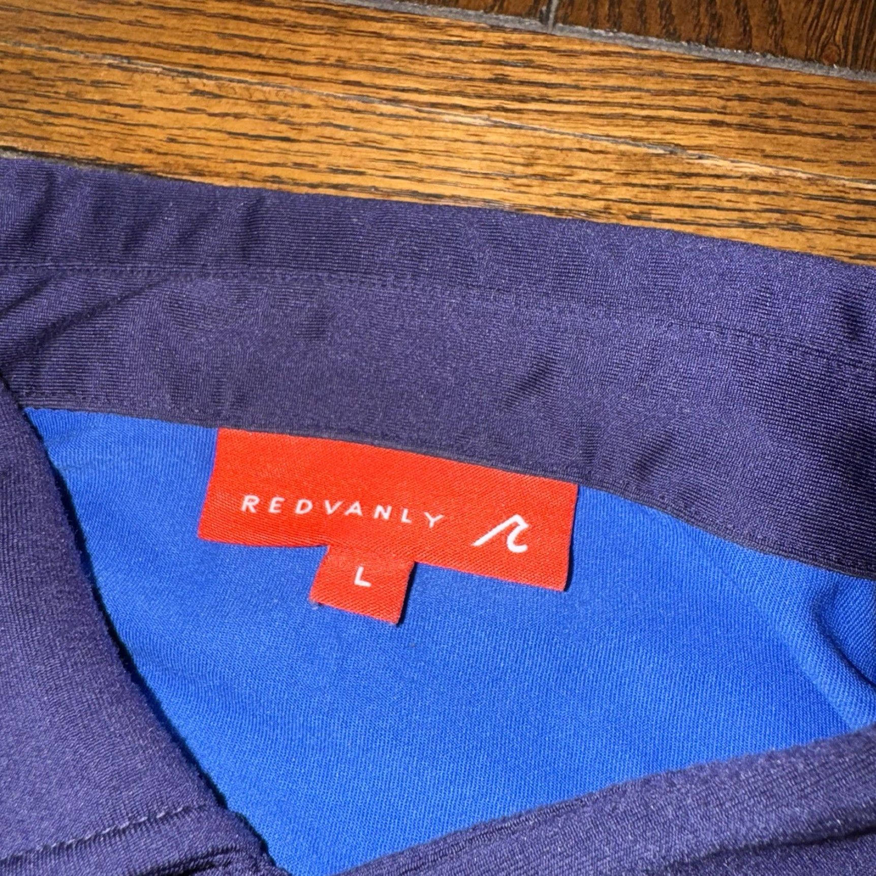 Vintage Redvanly Polo Shirt Mens Large Blue Performance Stretch Golf Camel Logo Size US XL / EU 56 / 4 - 3 Thumbnail
