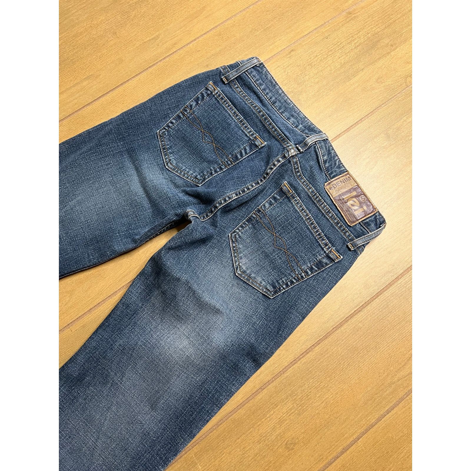 Vintage Vintage L.E.I Y2K Low Rise Flare Jean Women Sz 5 boho retro Size 27" / US 4 / IT 40 - 10 Thumbnail