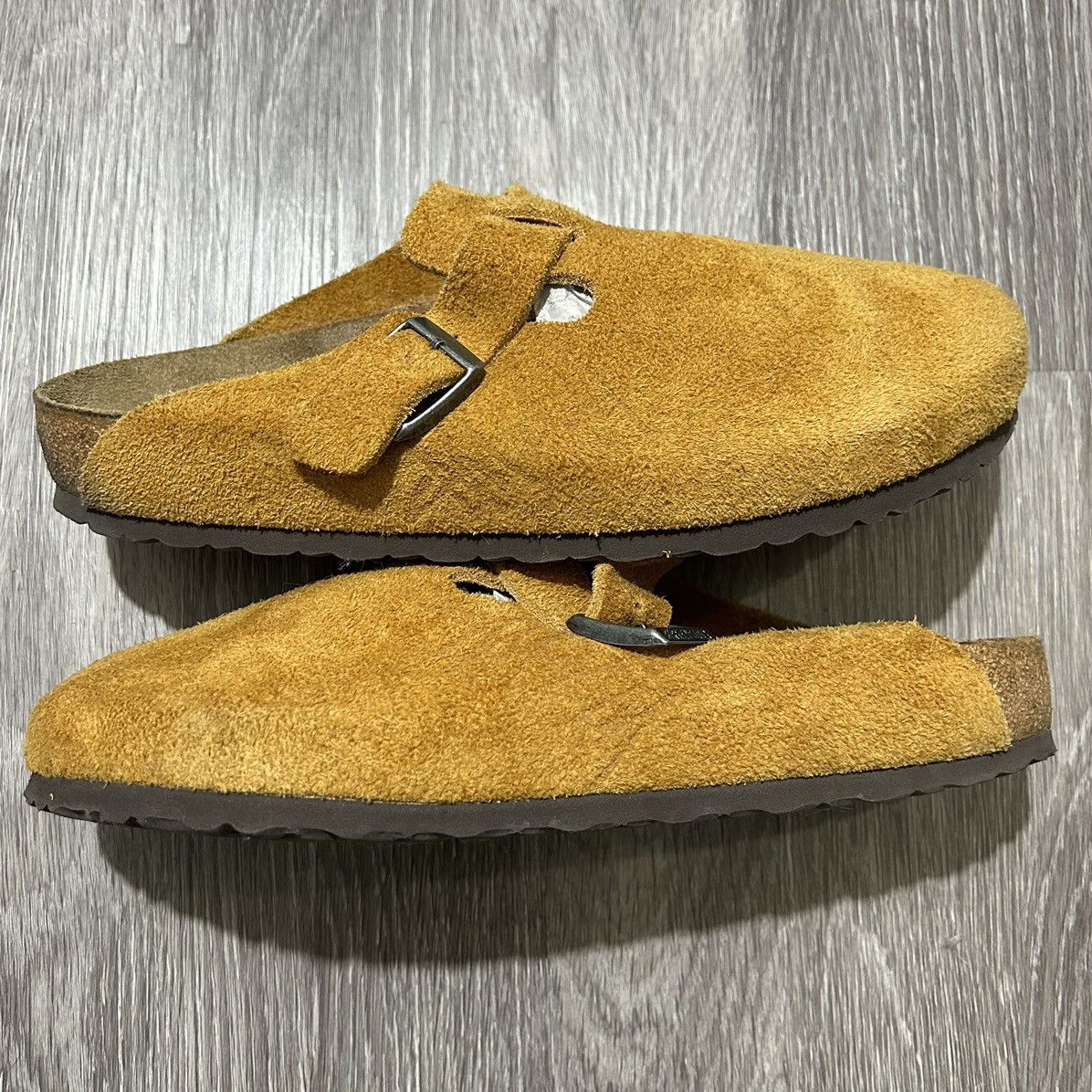 ★関税込★Stussy★Birkenstock x Stussy Boston Clog Caramel★ Stussy x Birkenstock FW21 Boston Clog Caramel Size 43 US M10