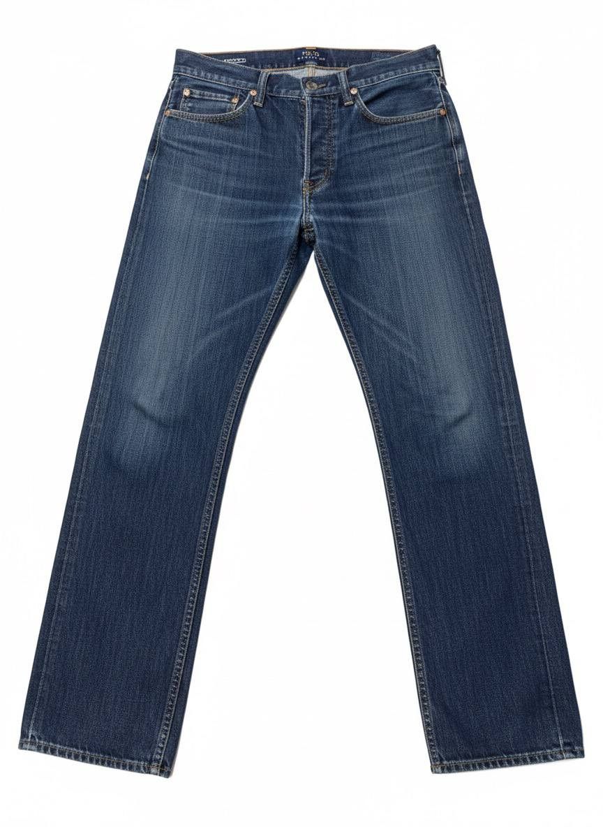 Polo Ralph Lauren Polo Ralph Lauren Vintage Dark Wash Straight Denim Jeans W32 Size US 32 / EU 48 - 2 Thumbnail