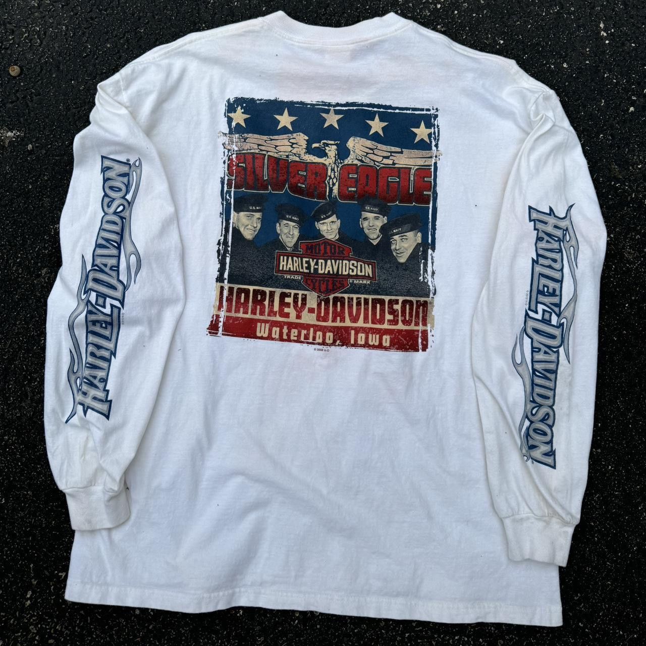 Harley Davidson × Vintage Harley Longsleeve Size US XL / EU 56 / 4 - 5 Thumbnail