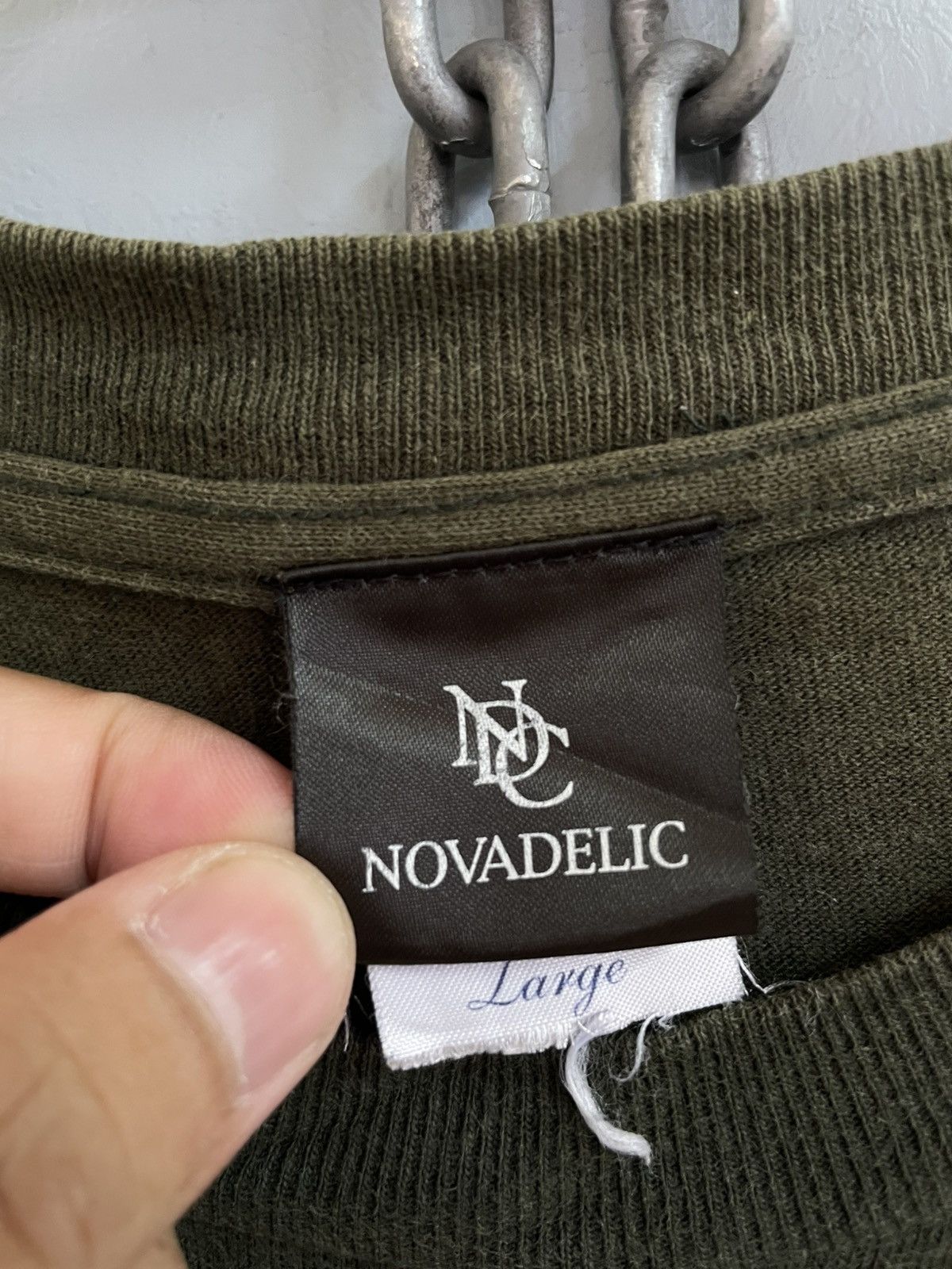 Japanese Brand Novadelic t shirt Size US L / EU 52-54 / 3 - 5 Thumbnail