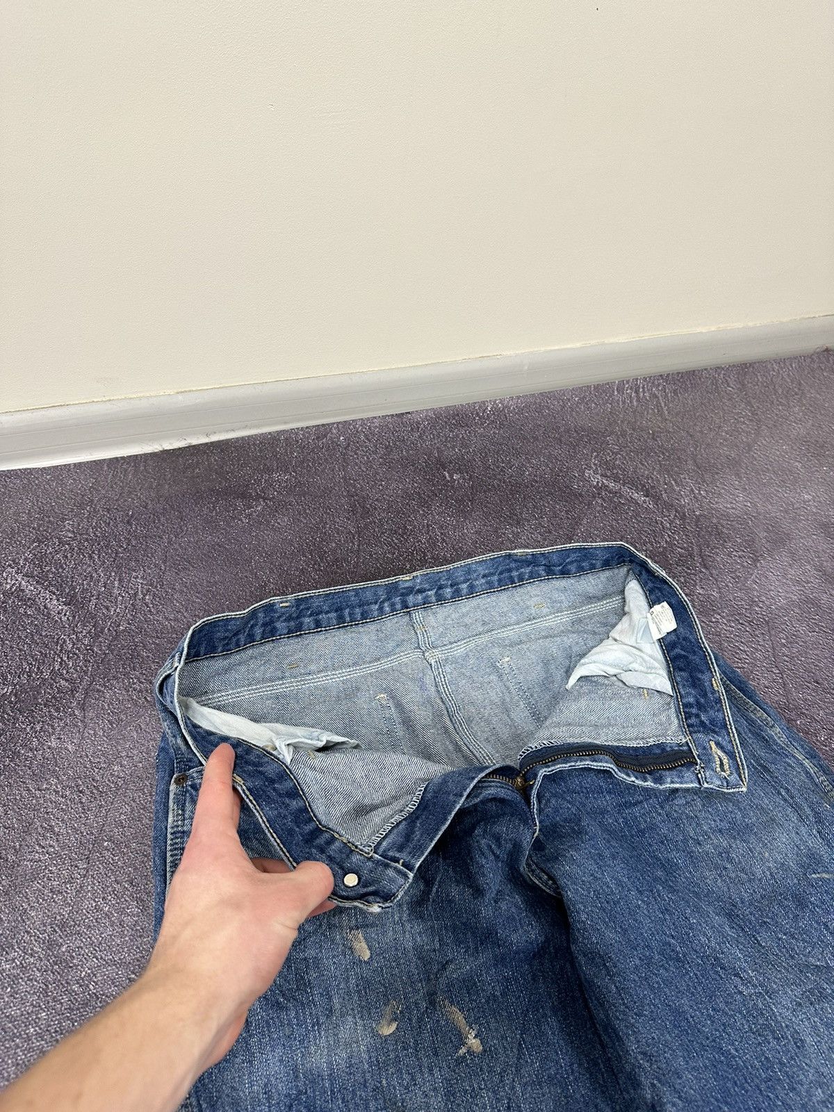 Dickies Vintage Dickies Baggy Denim Carpenter Hype Work Jeans Pants Size US 34 / EU 50 - 17 Thumbnail