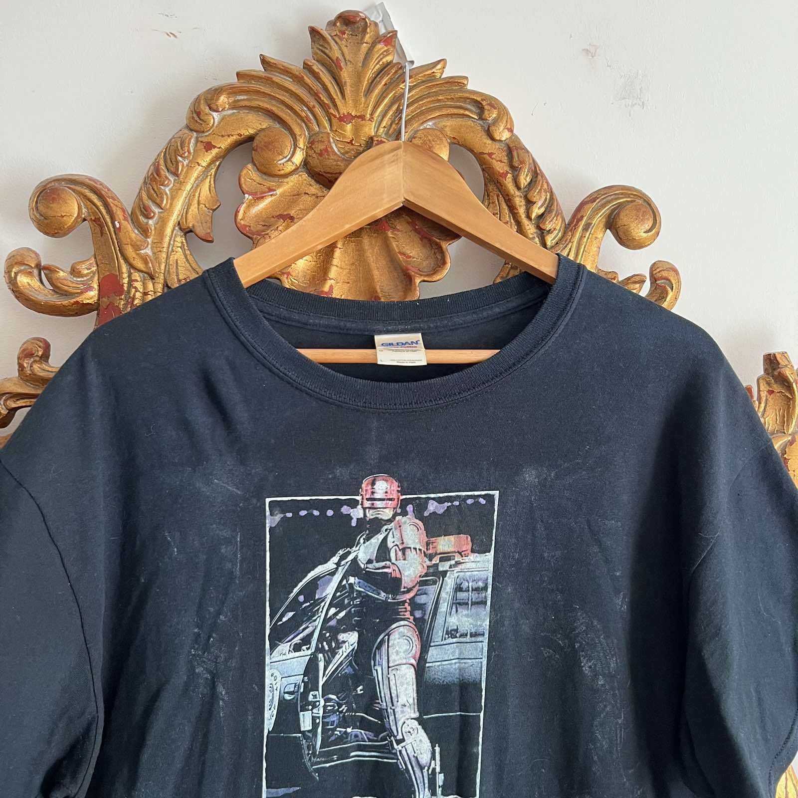 Gildan × Vintage vintage Robocop t-shirt 90s movie promo art SZ L Size US L / EU 52-54 / 3 - 2 Thumbnail