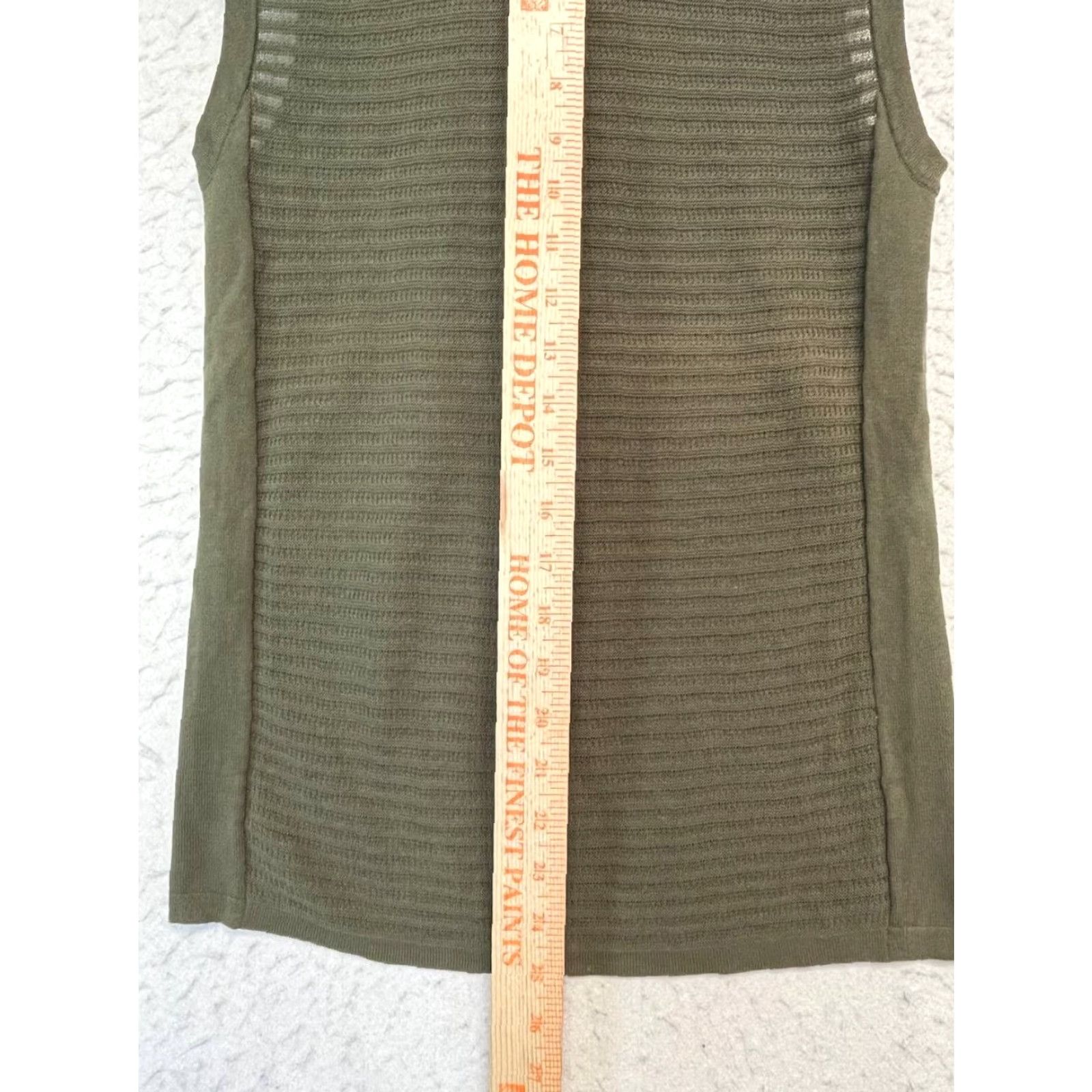 Armani Exchange Vtg Armani Exchange Tank Top Quilted Sleeveless Open Kint Size Small Size S / US 4 / IT 40 - 4 Thumbnail