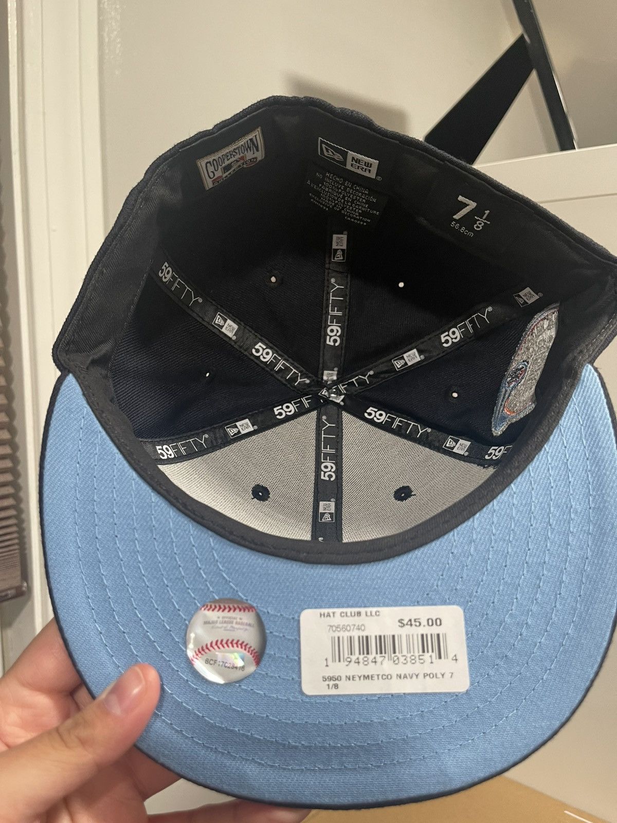 Hat Club Hat Club ‘Black Ice’ New York Mets Fitted Size 7 1/8 Size ONE SIZE - 3 Thumbnail