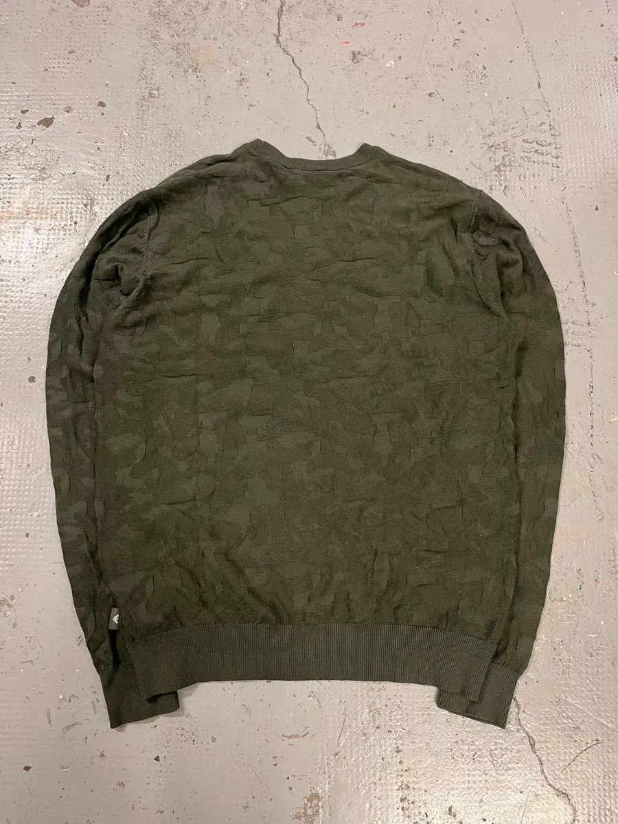 Emporio Armani SS2020 Emporio Armani Military Relief Green Sweater Size US S / EU 44-46 / 1 - 6 Thumbnail
